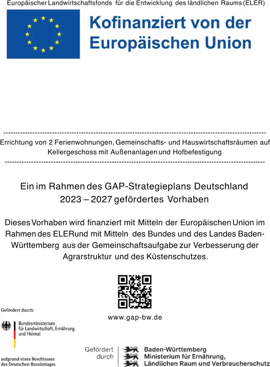 Gefördert durch die Europäische Union, das Bundesministerium für Landwirtschaft, Ernährung und Heimat sowie das Ministerium für Ländlichen Raum, Landwirtschaft und Heimat Baden-Württemberg