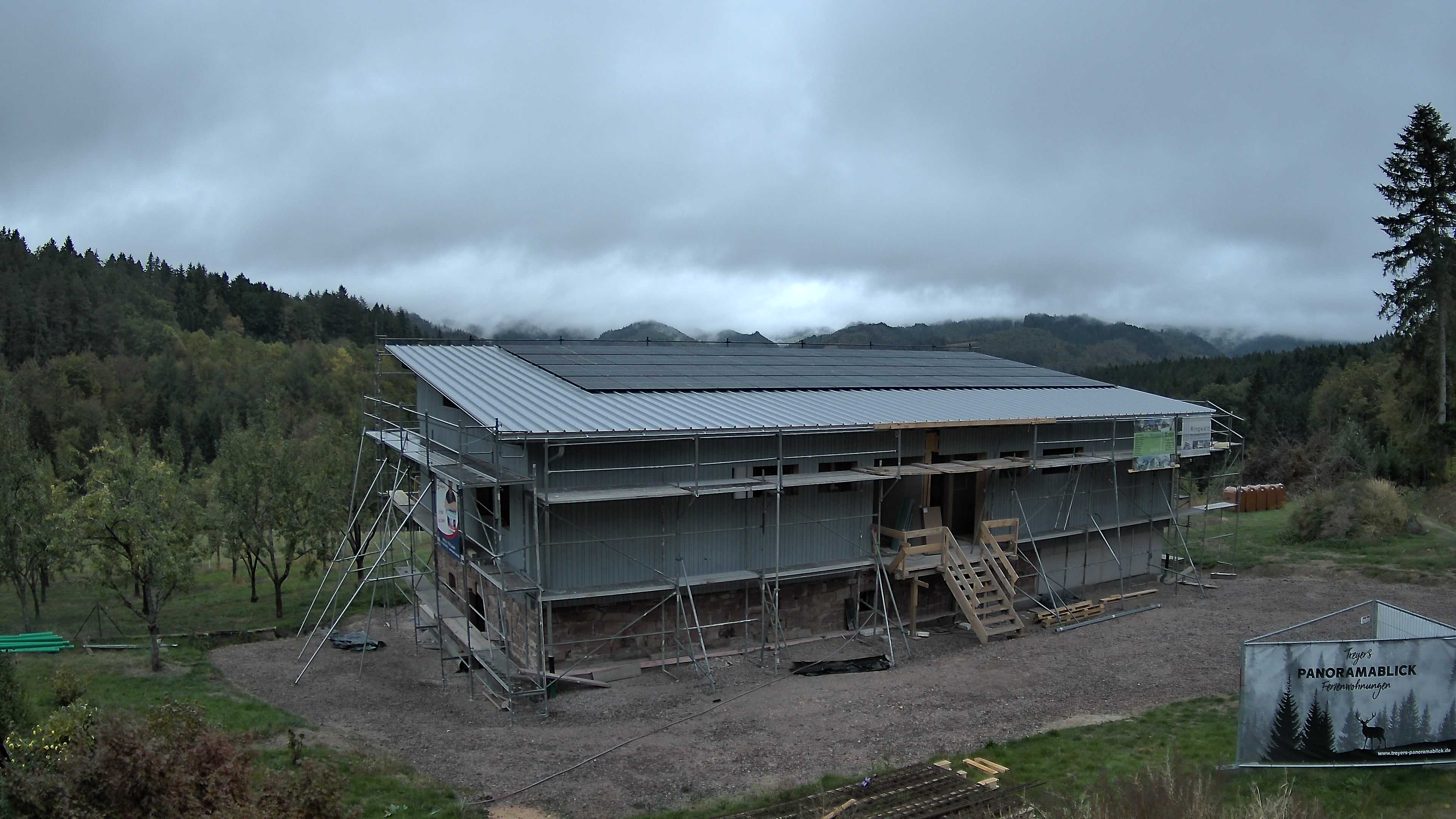 Aktuelles Webcam-Bild der Baustelle Treyers Panoramablick