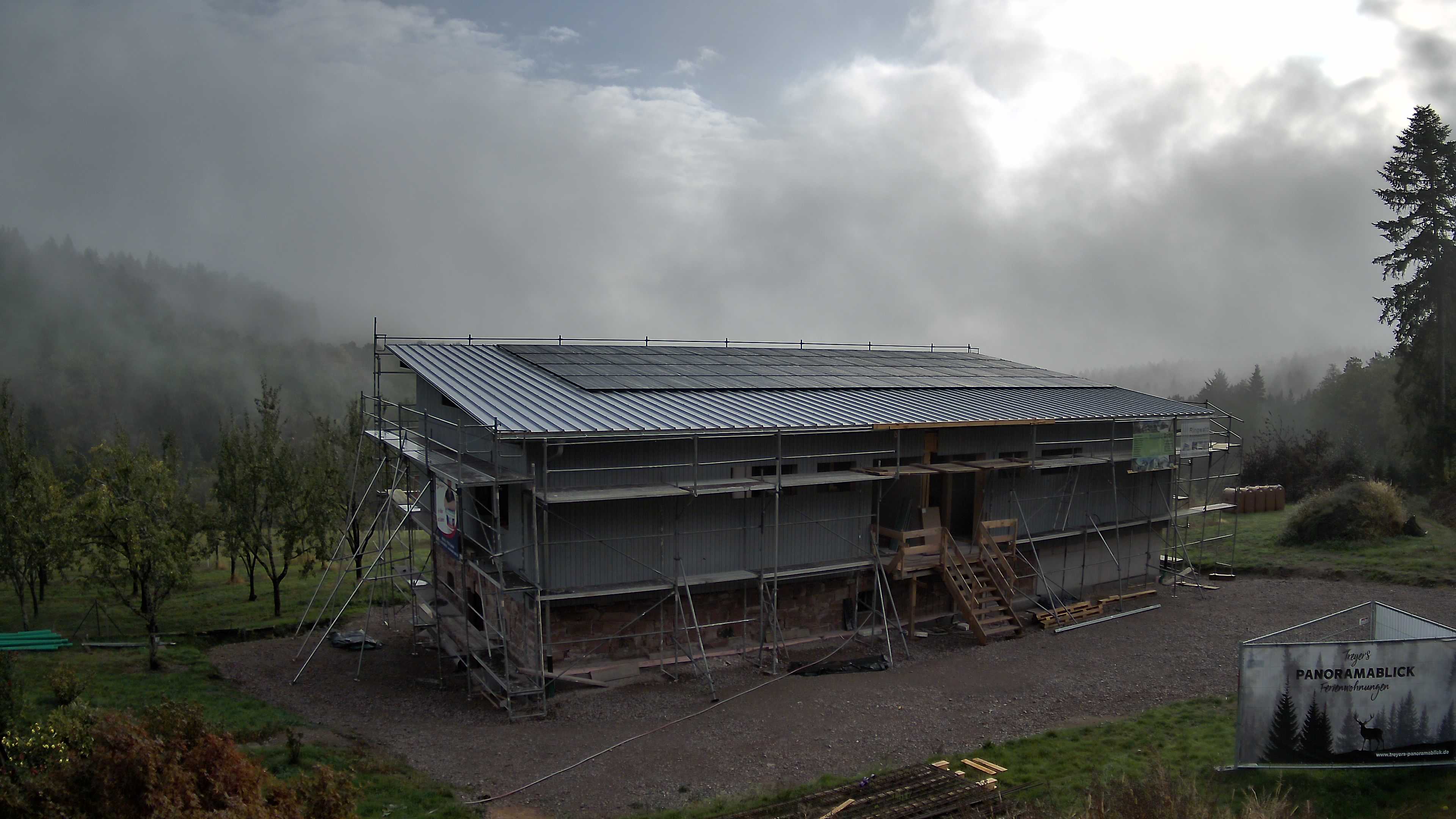 Aktuelles Webcam-Bild der Baustelle Treyers Panoramablick