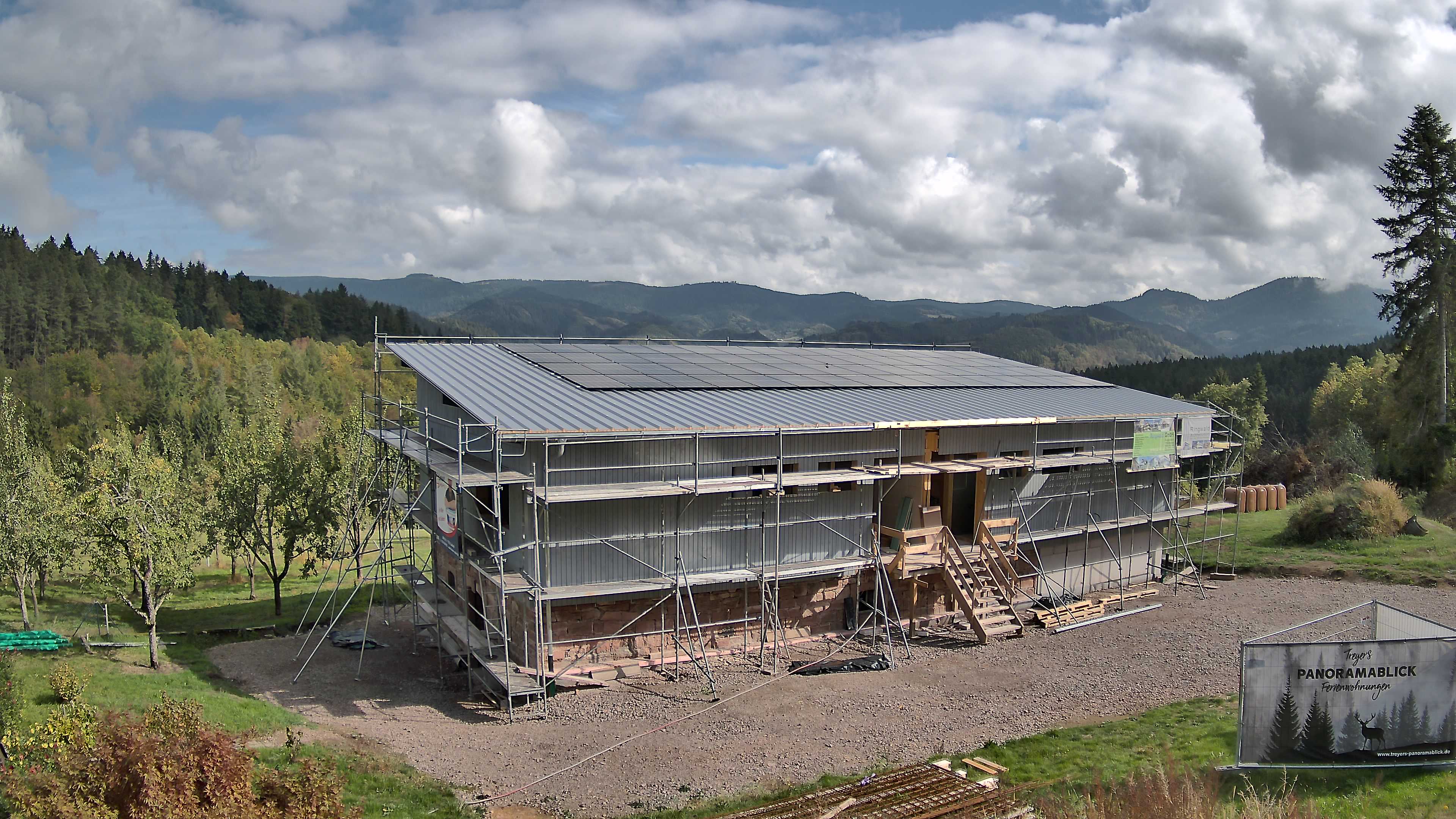 Aktuelles Webcam-Bild der Baustelle Treyers Panoramablick