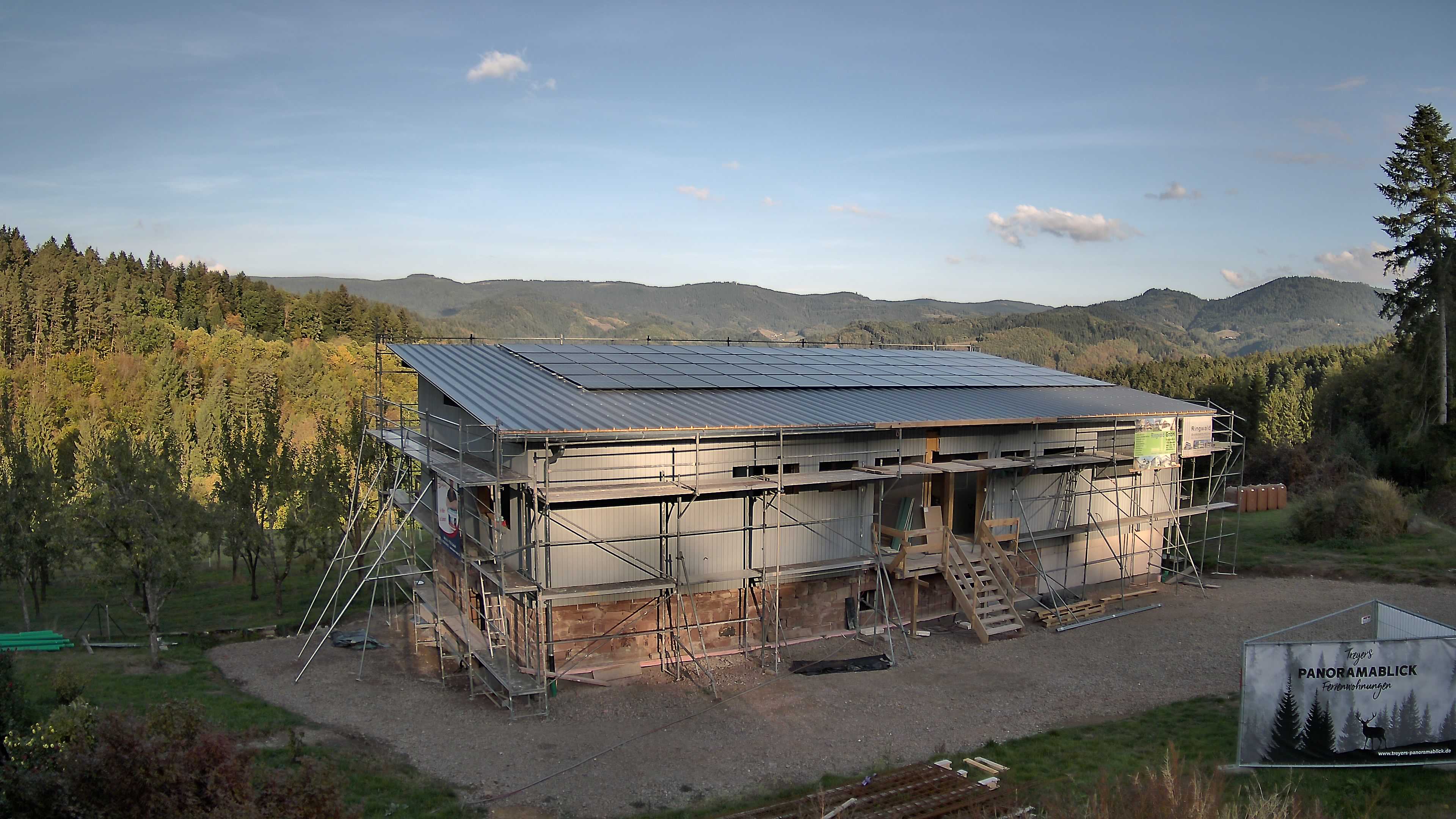Aktuelles Webcam-Bild der Baustelle Treyers Panoramablick