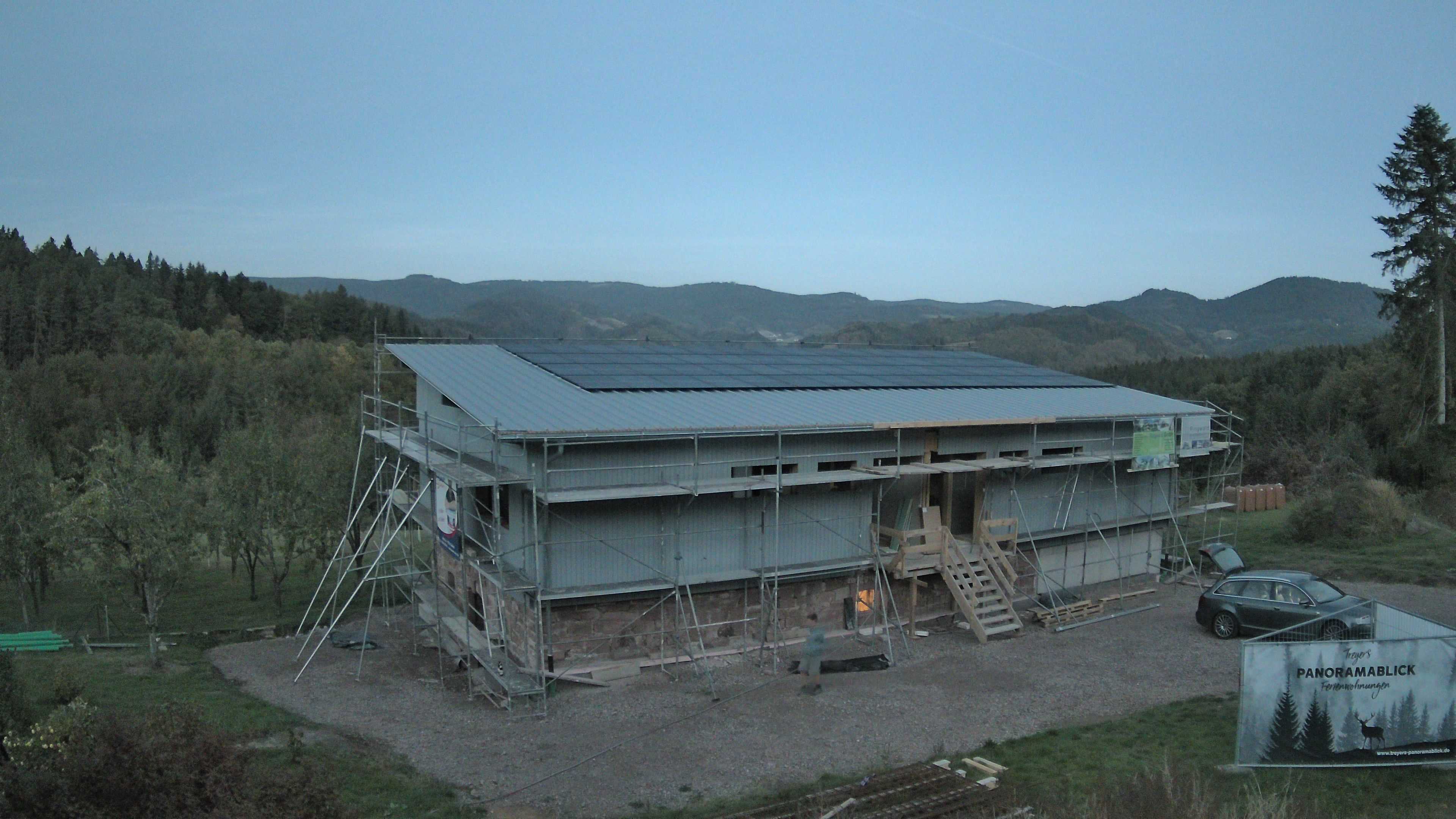 Aktuelles Webcam-Bild der Baustelle Treyers Panoramablick