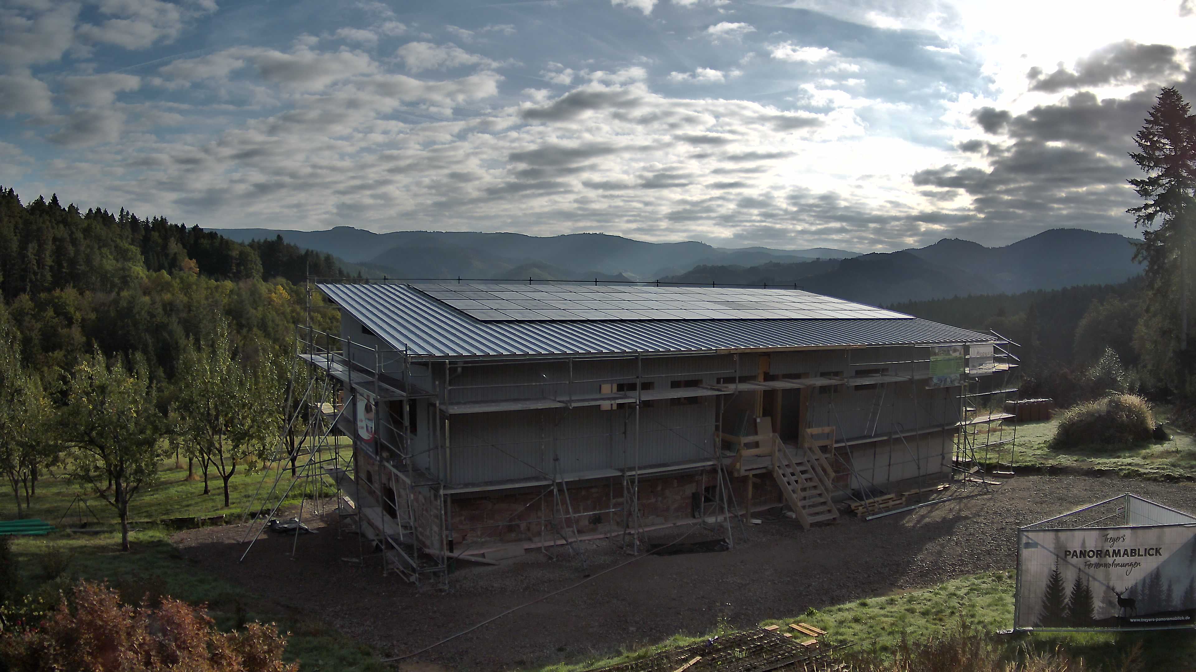 Aktuelles Webcam-Bild der Baustelle Treyers Panoramablick