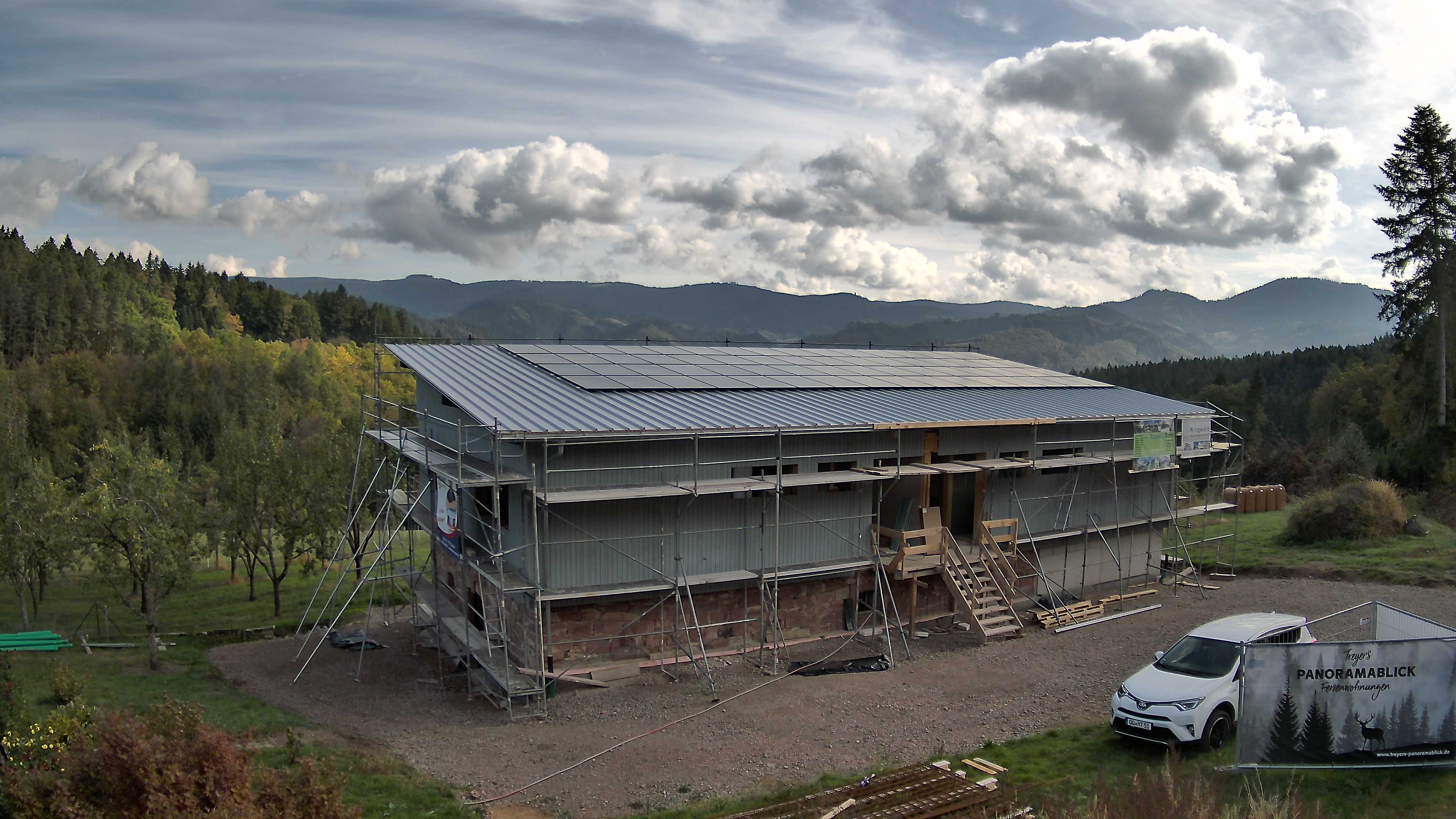 Aktuelles Webcam-Bild der Baustelle Treyers Panoramablick