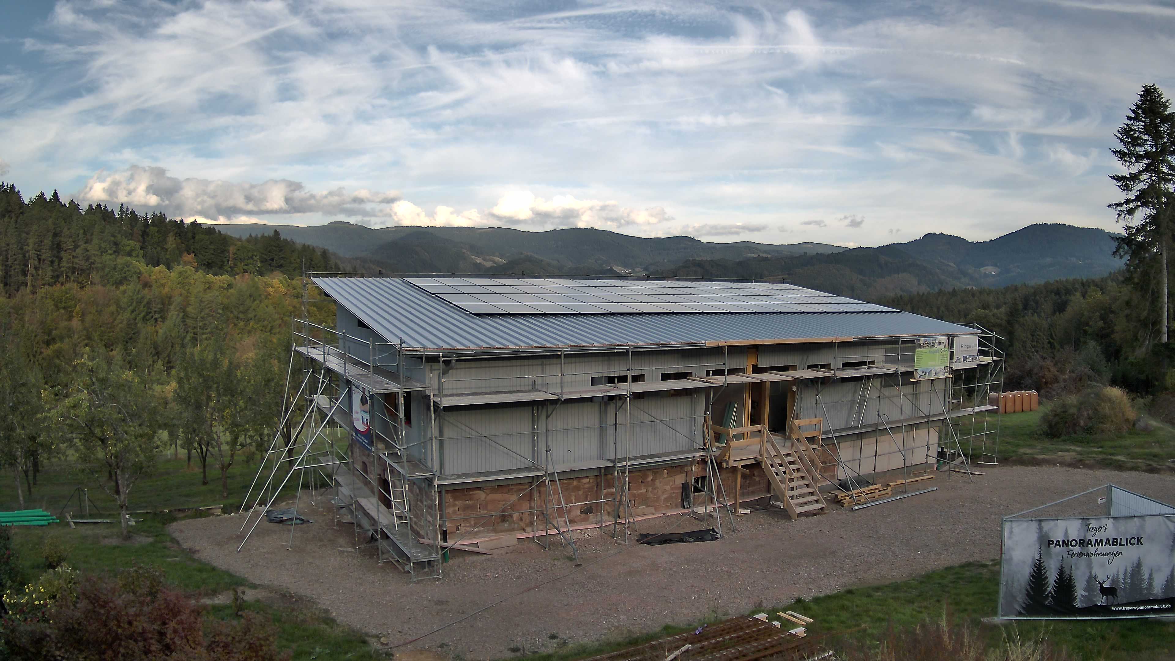 Aktuelles Webcam-Bild der Baustelle Treyers Panoramablick