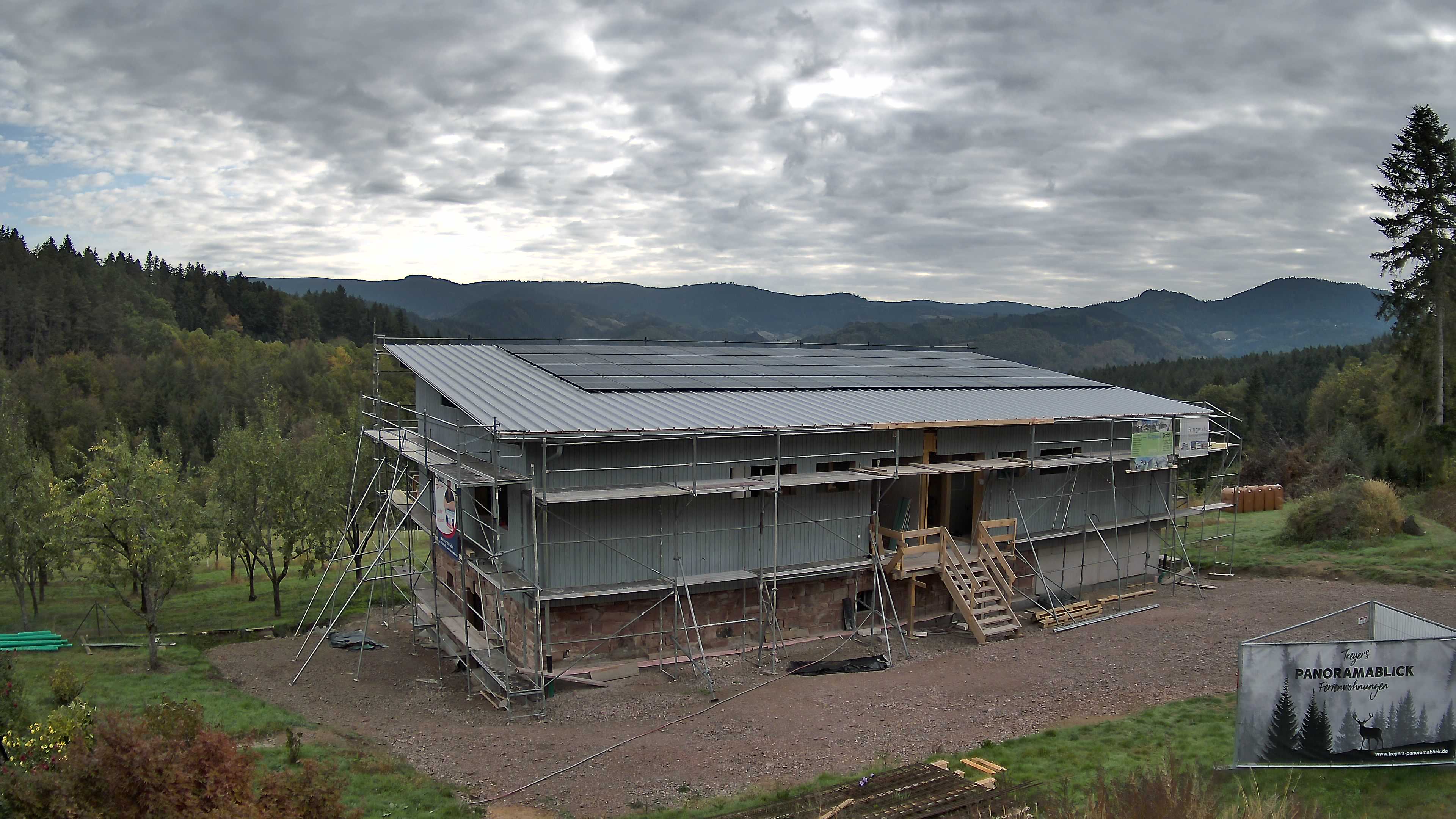 Aktuelles Webcam-Bild der Baustelle Treyers Panoramablick