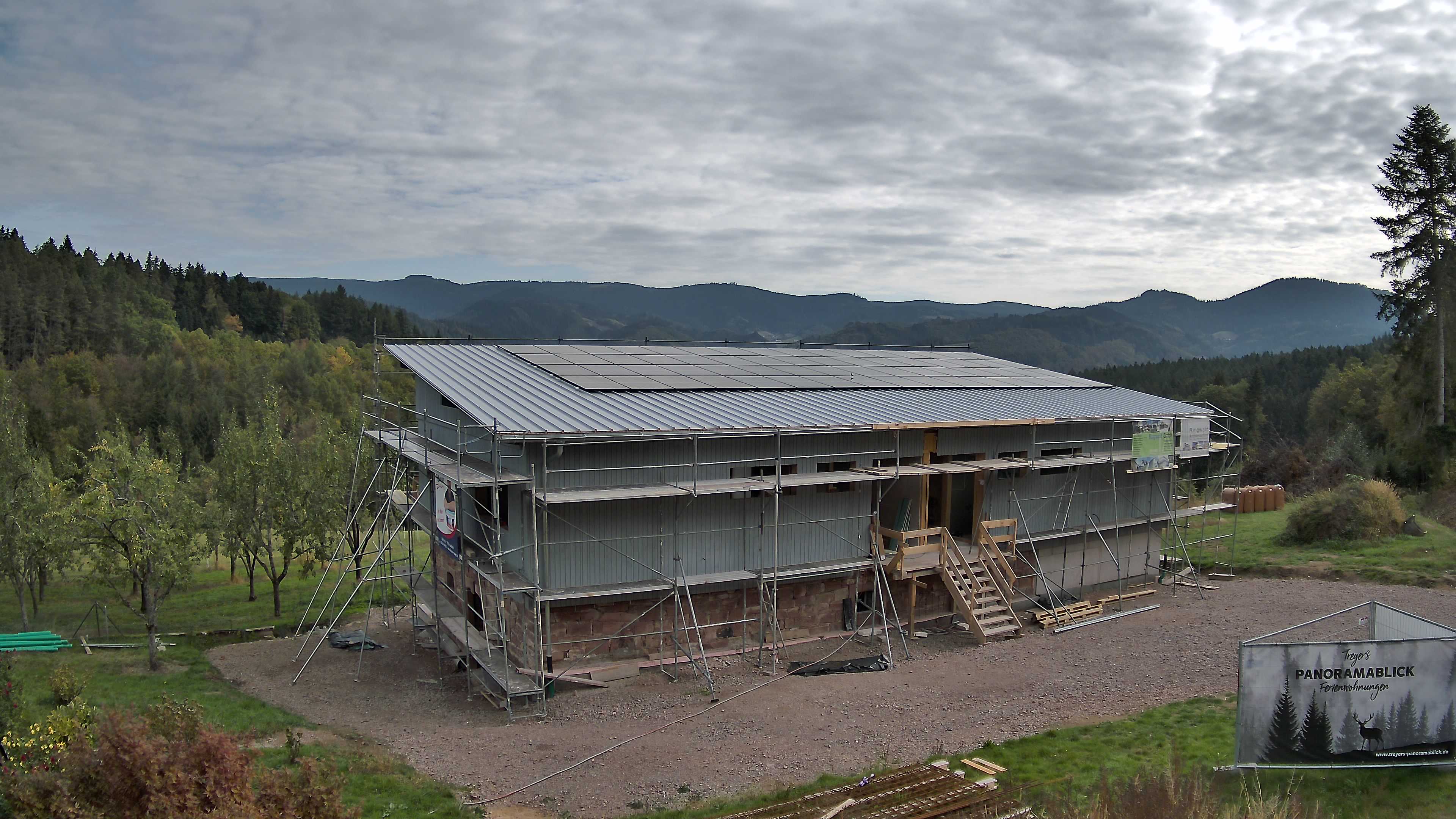 Aktuelles Webcam-Bild der Baustelle Treyers Panoramablick