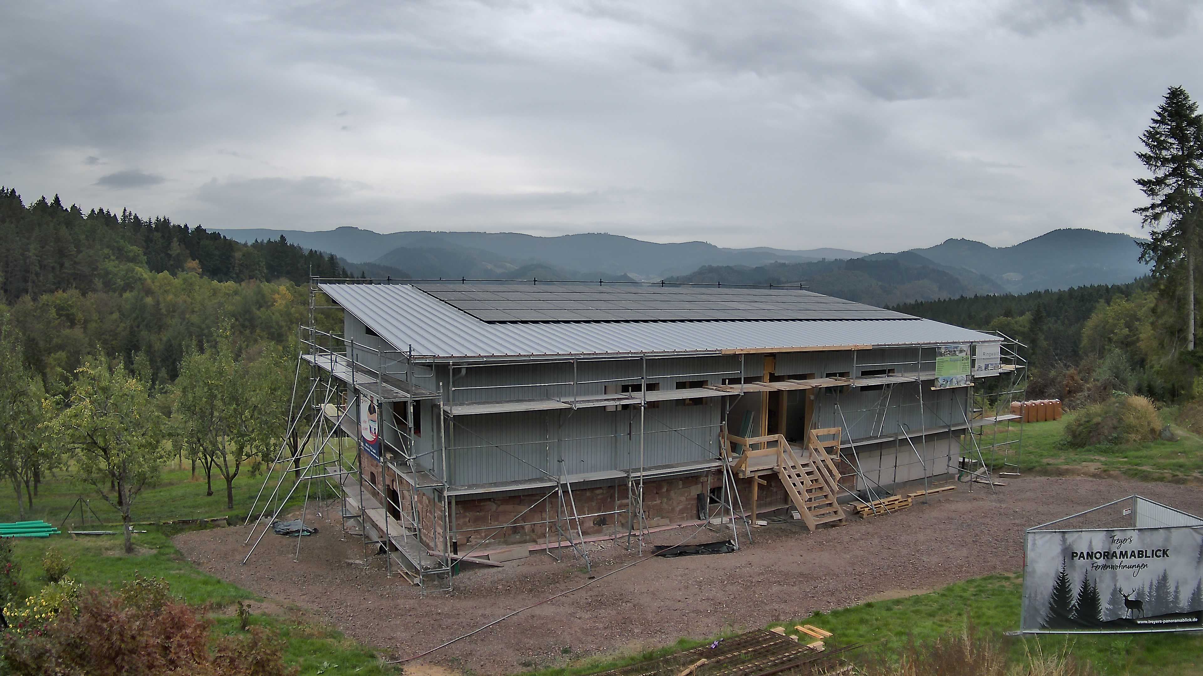 Aktuelles Webcam-Bild der Baustelle Treyers Panoramablick