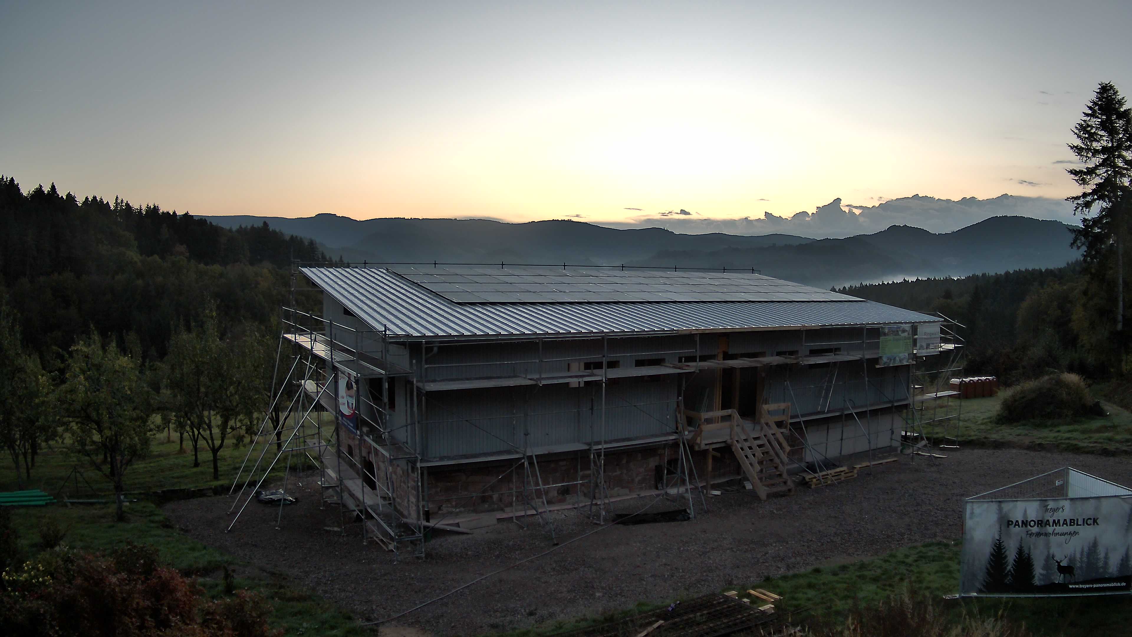Aktuelles Webcam-Bild der Baustelle Treyers Panoramablick
