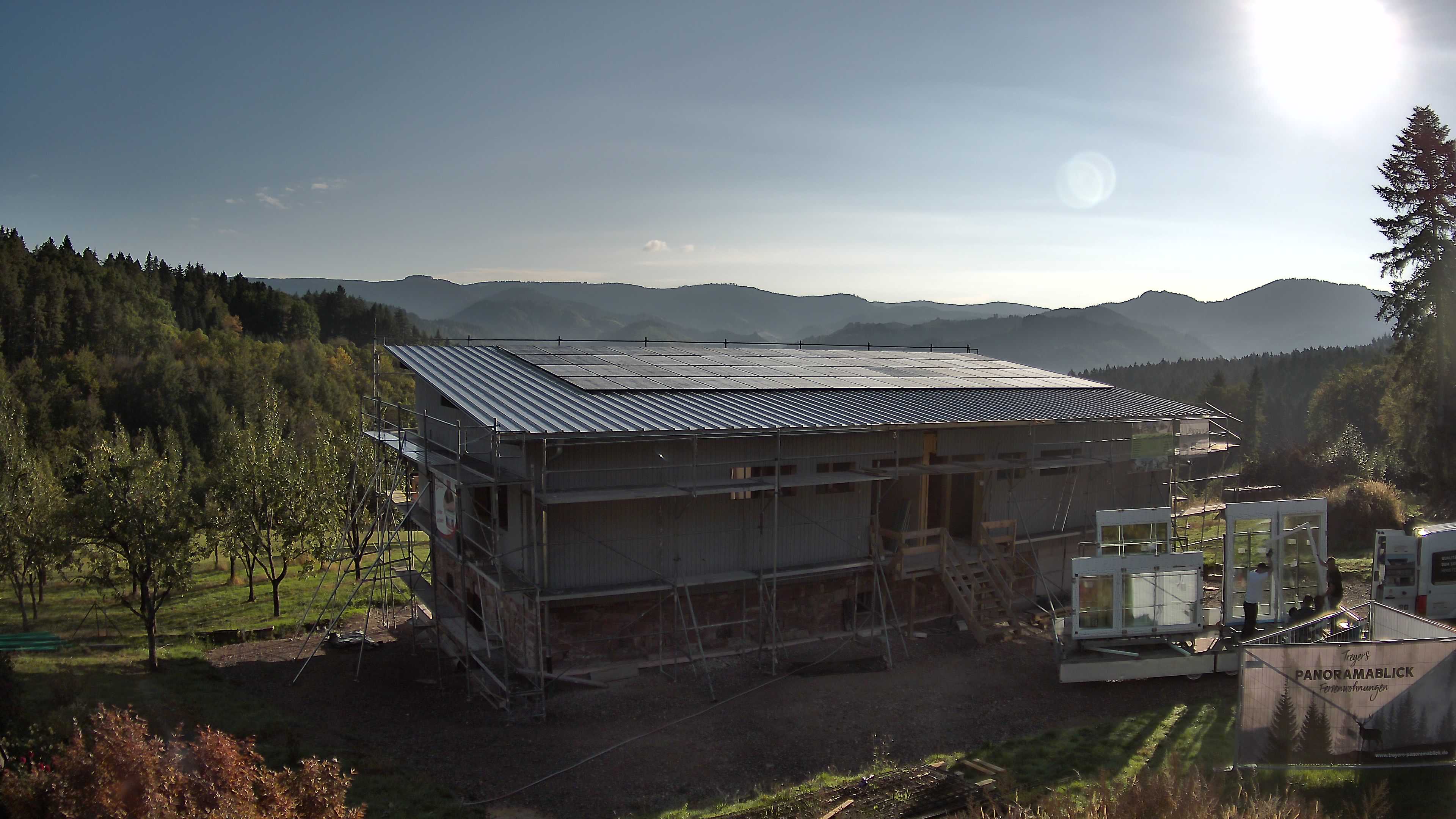 Aktuelles Webcam-Bild der Baustelle Treyers Panoramablick
