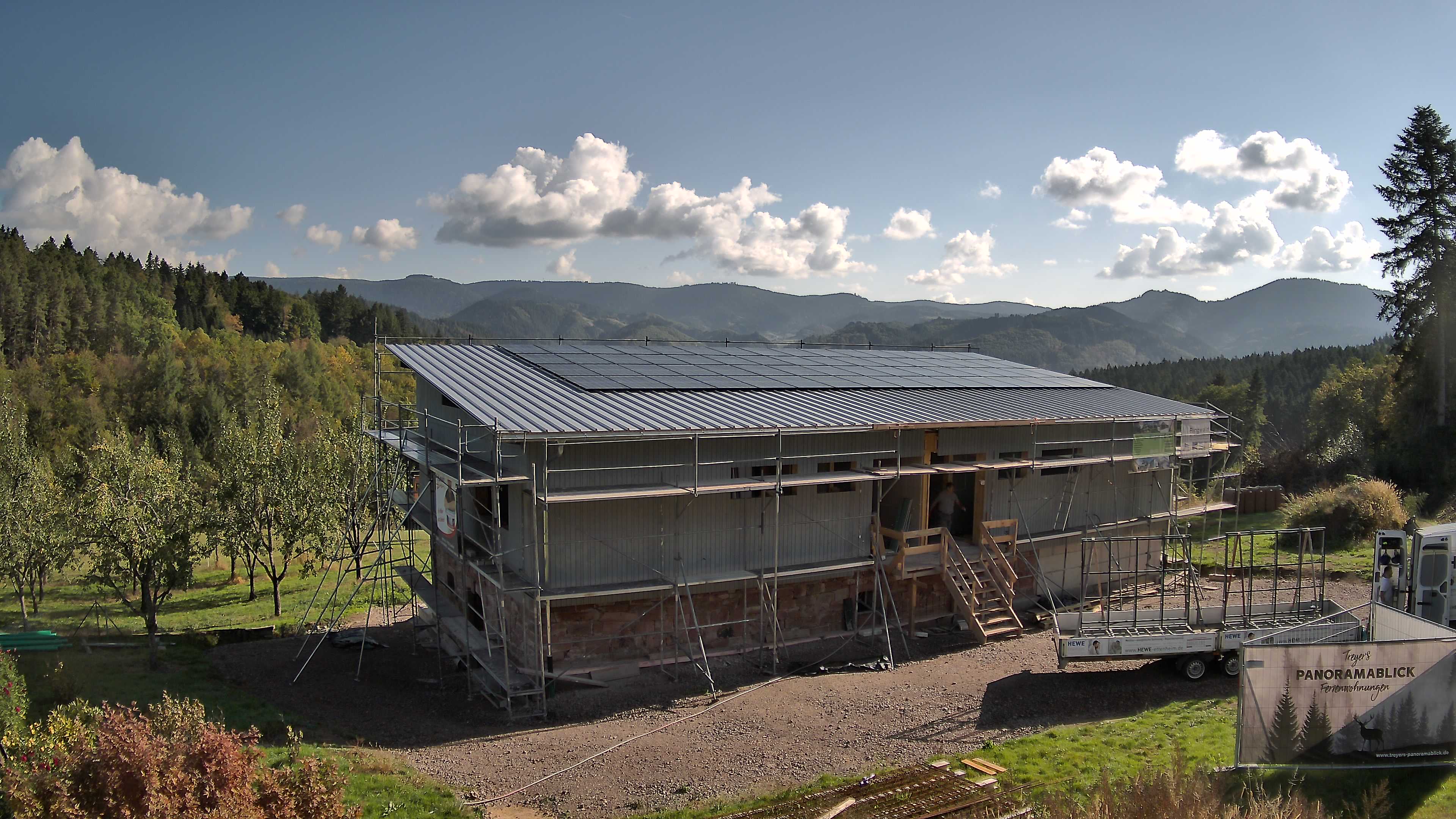 Aktuelles Webcam-Bild der Baustelle Treyers Panoramablick
