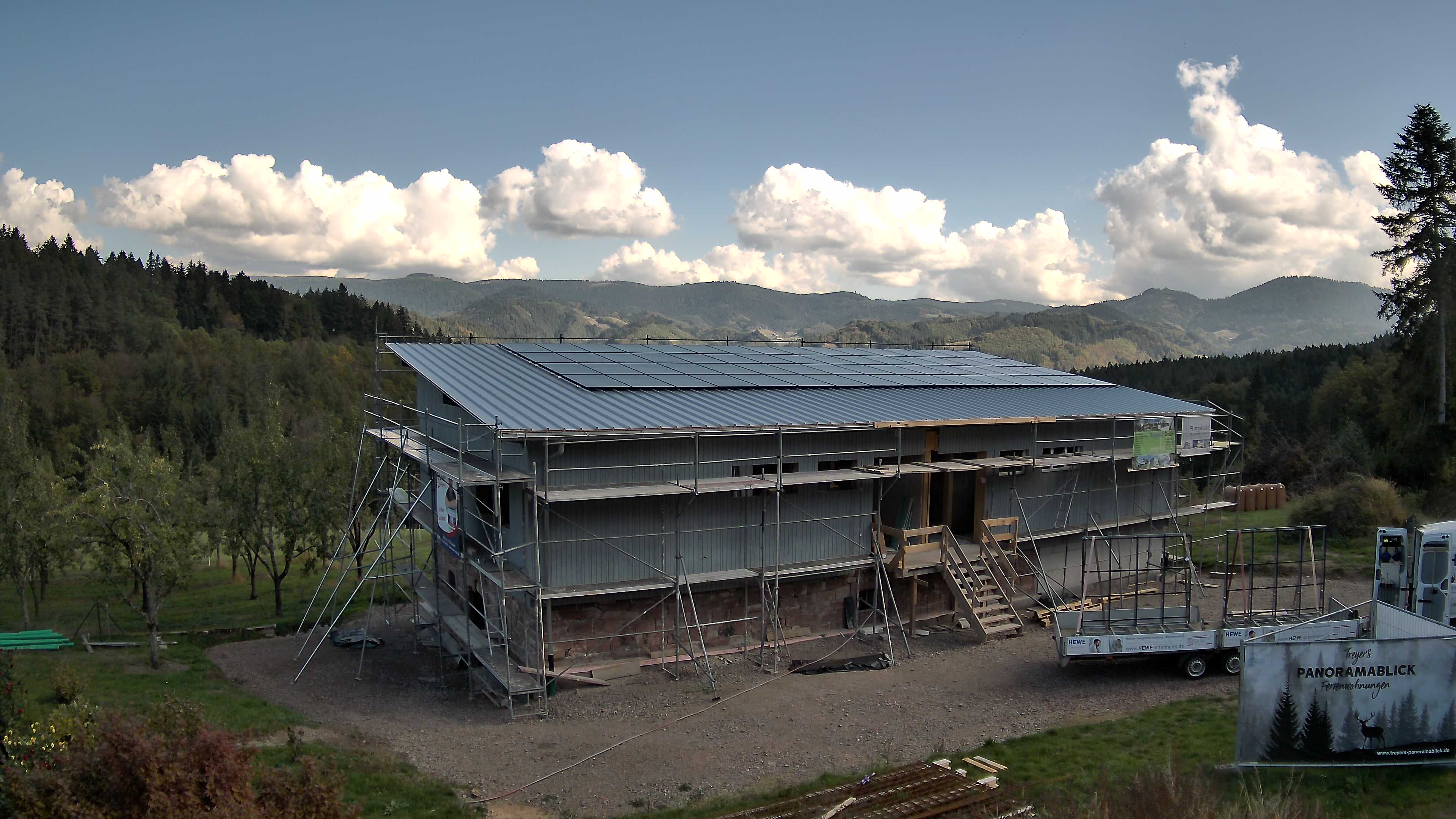 Aktuelles Webcam-Bild der Baustelle Treyers Panoramablick