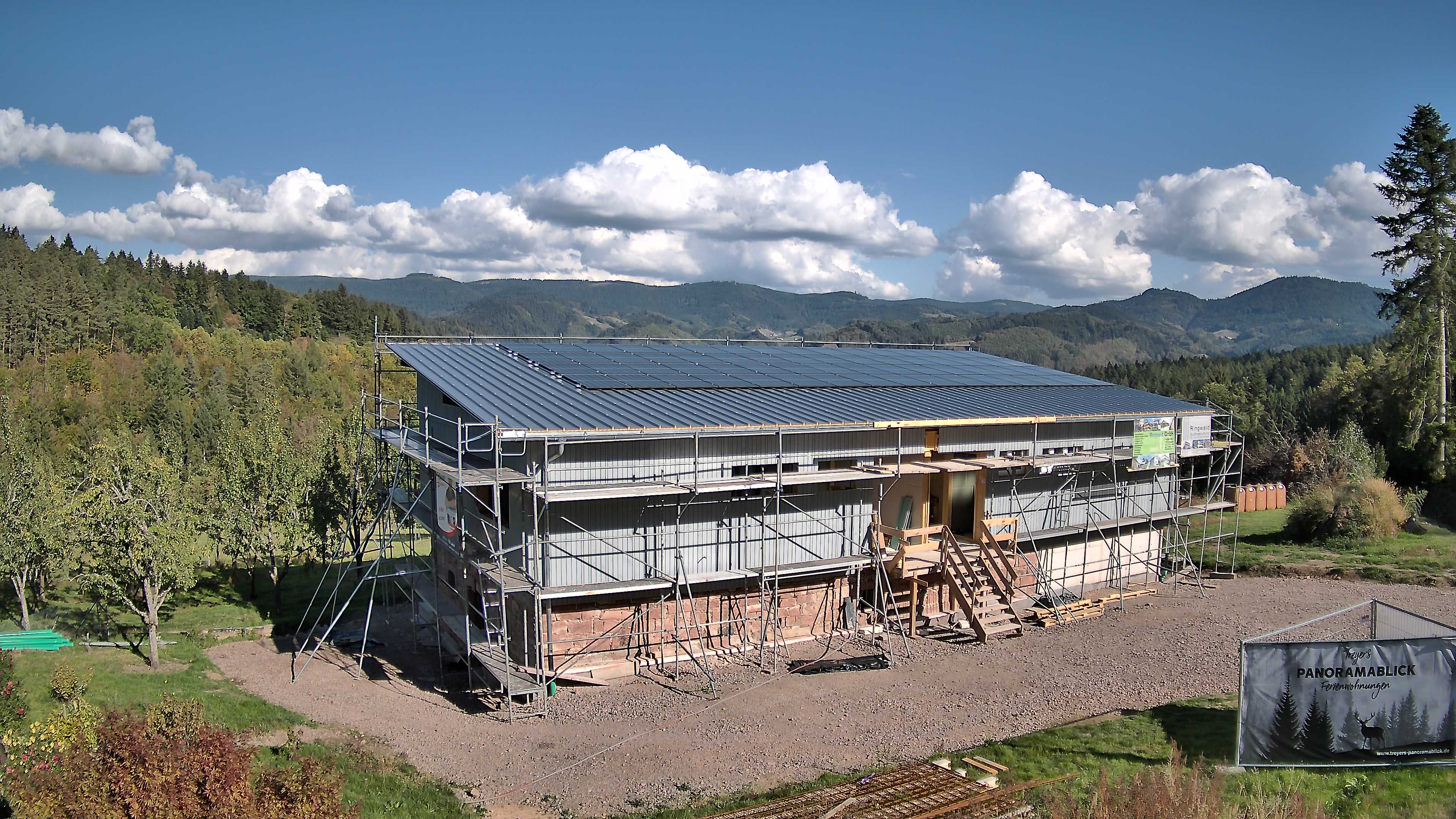 Aktuelles Webcam-Bild der Baustelle Treyers Panoramablick