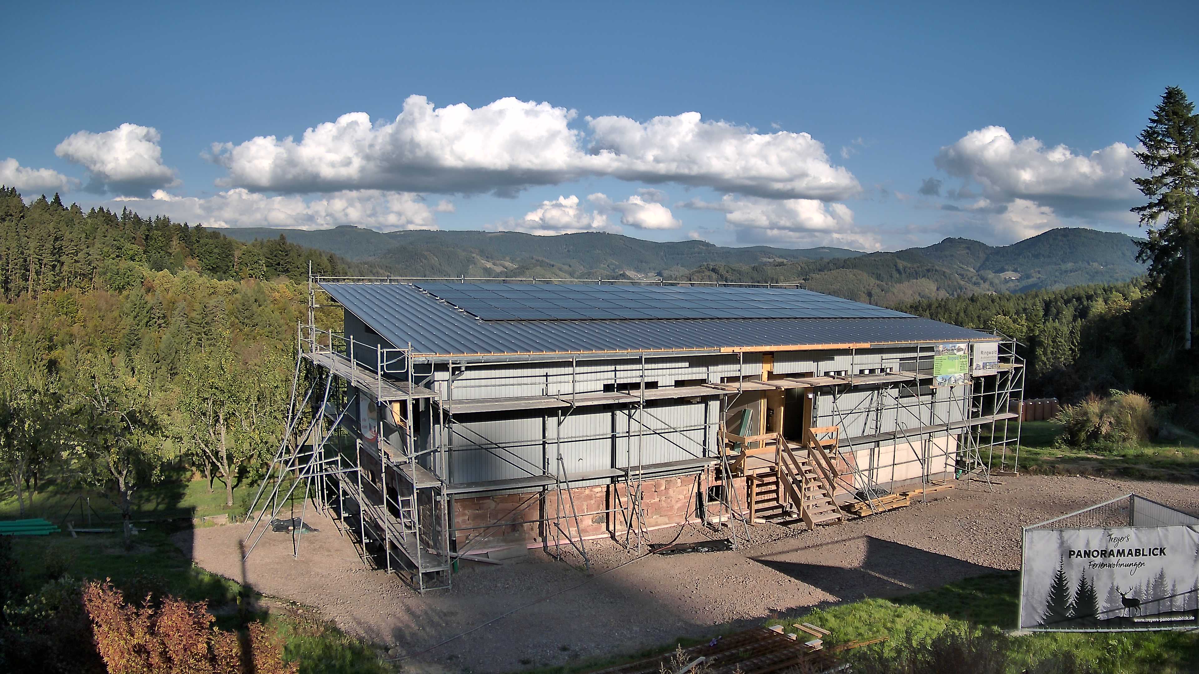 Aktuelles Webcam-Bild der Baustelle Treyers Panoramablick