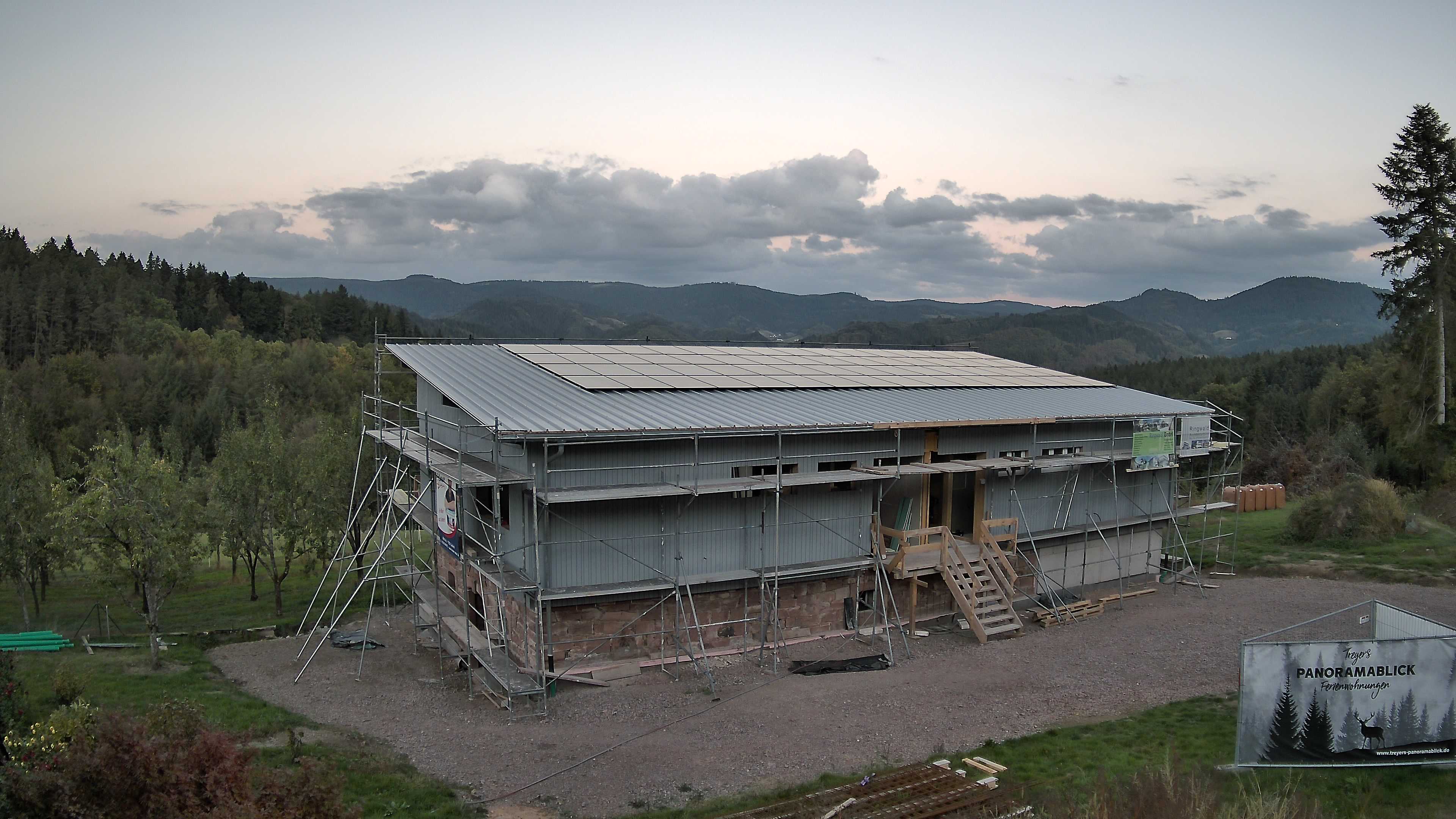 Aktuelles Webcam-Bild der Baustelle Treyers Panoramablick