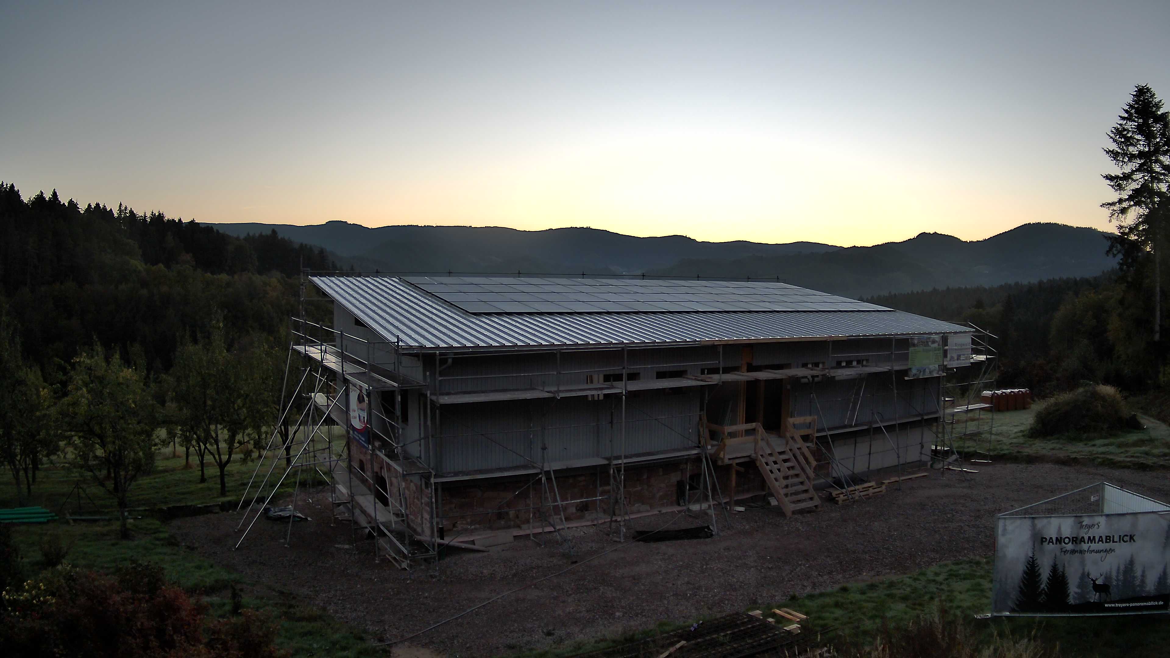 Aktuelles Webcam-Bild der Baustelle Treyers Panoramablick