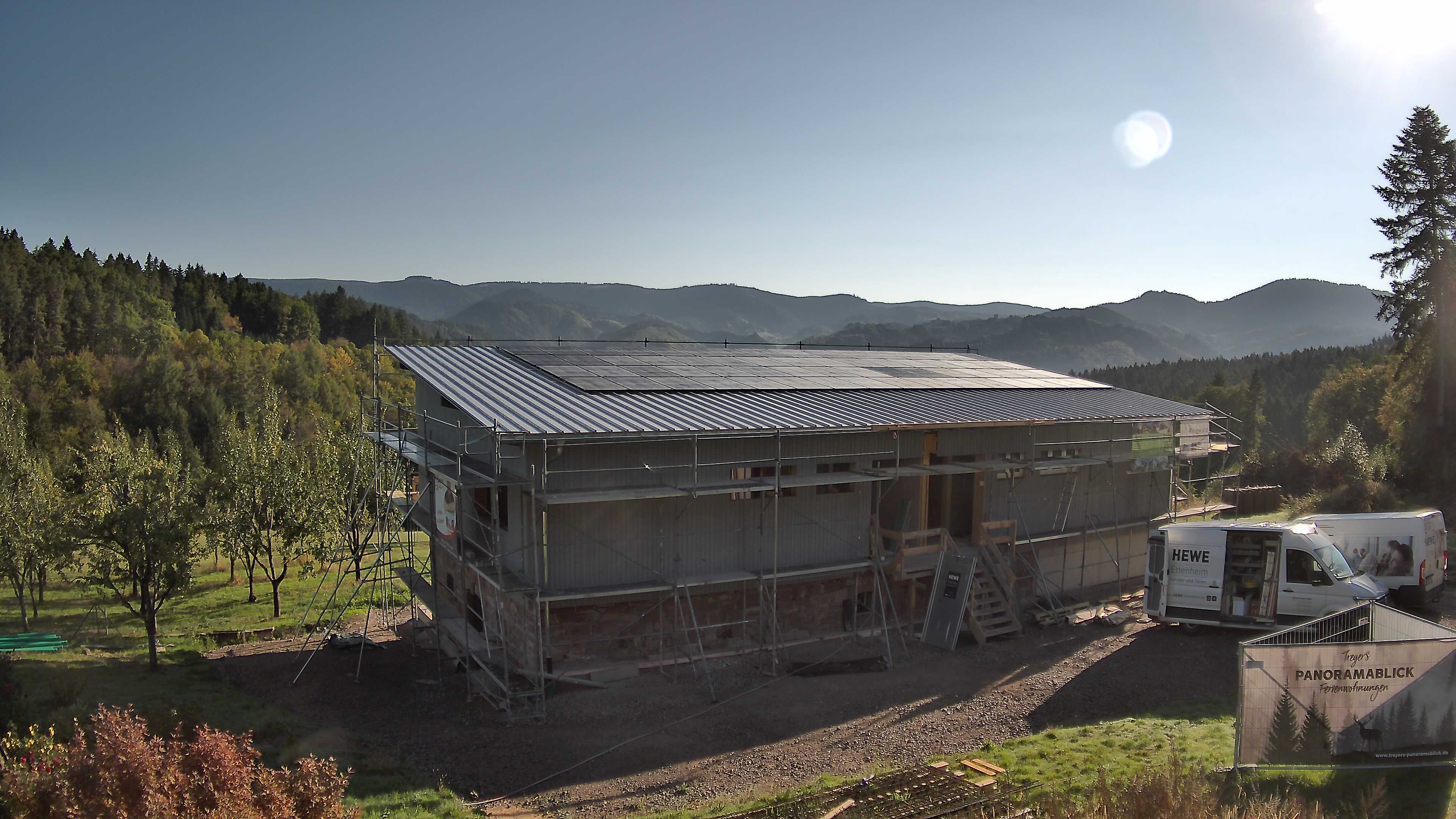 Aktuelles Webcam-Bild der Baustelle Treyers Panoramablick