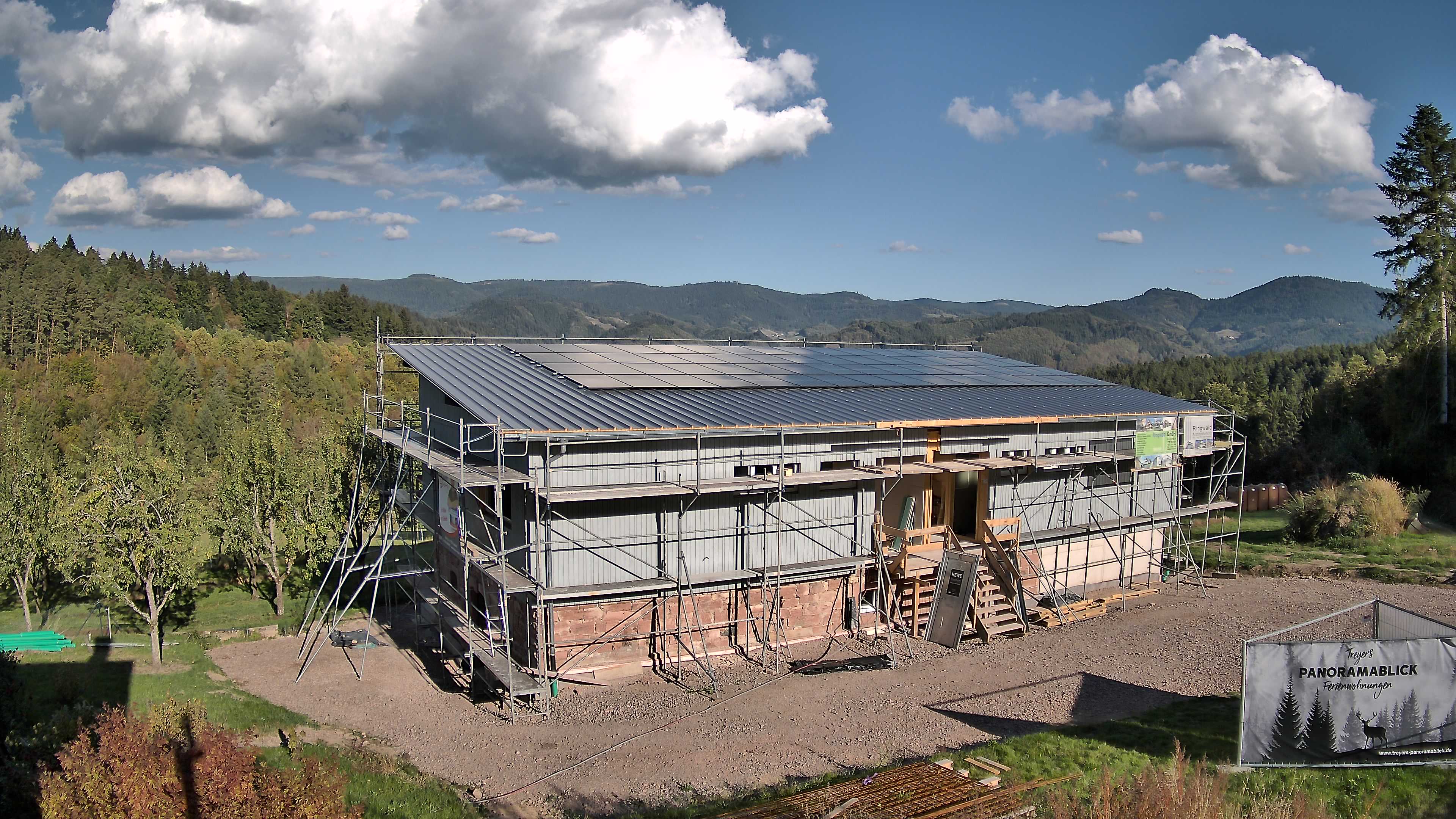 Aktuelles Webcam-Bild der Baustelle Treyers Panoramablick