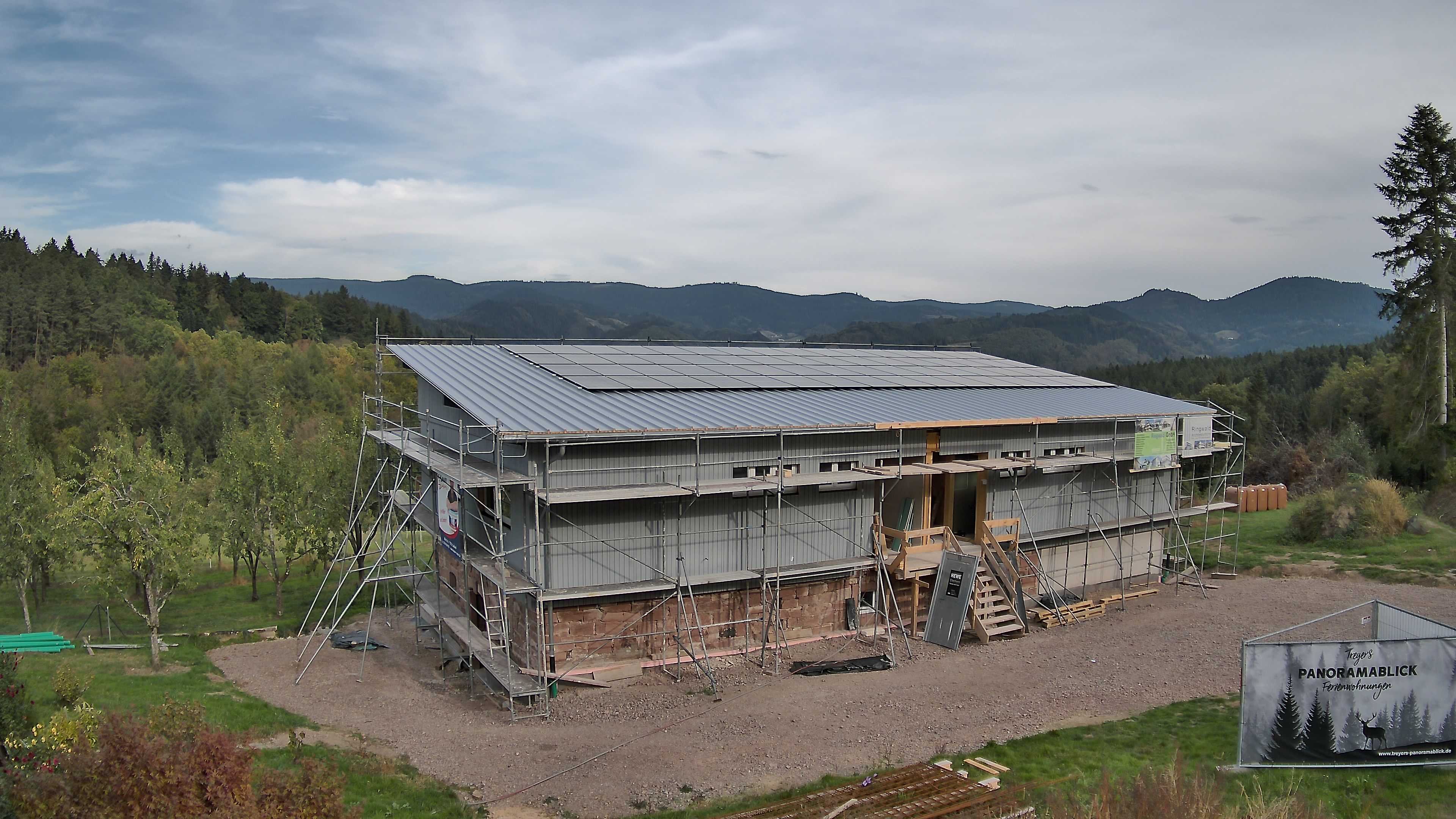 Aktuelles Webcam-Bild der Baustelle Treyers Panoramablick