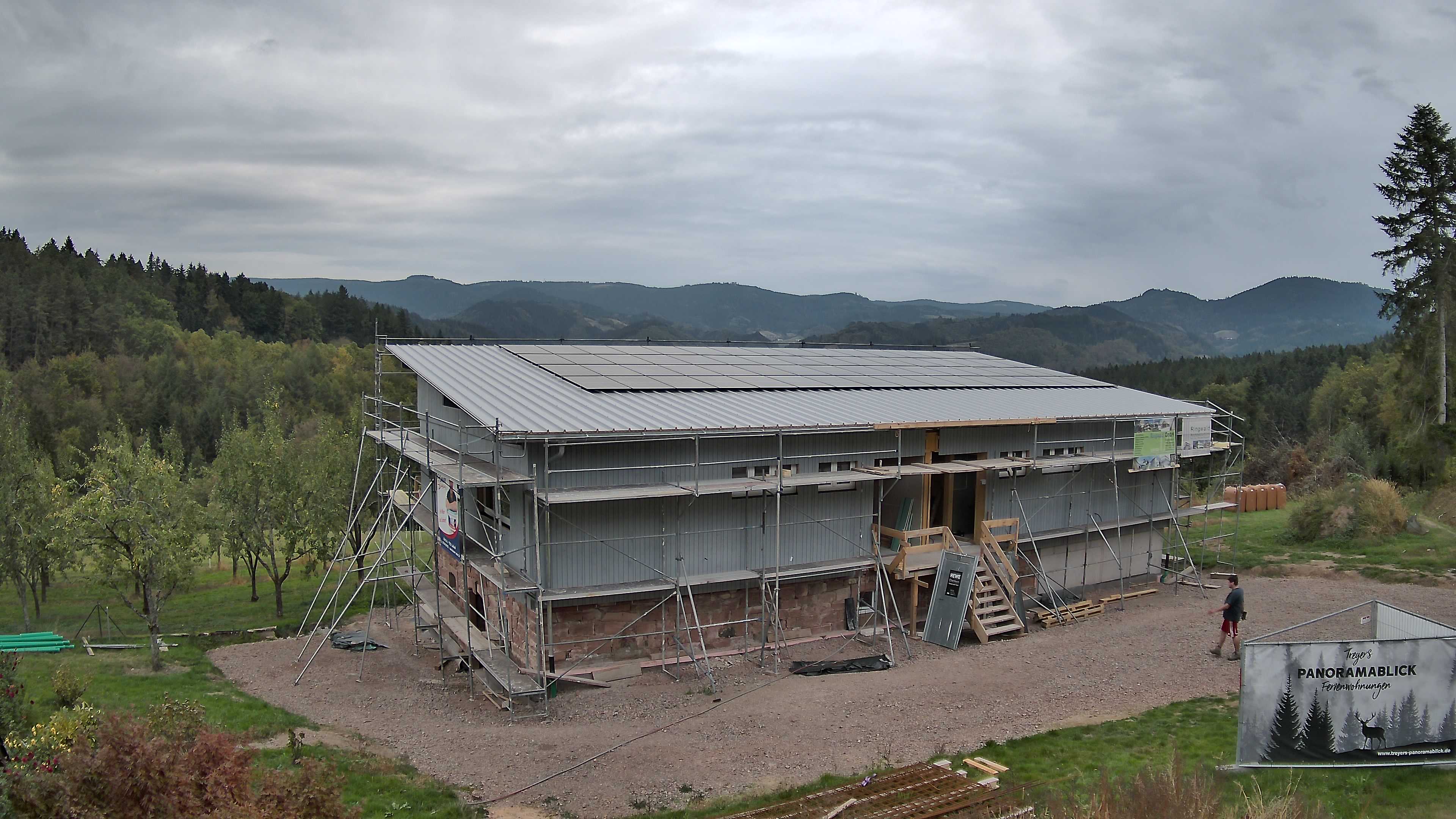 Aktuelles Webcam-Bild der Baustelle Treyers Panoramablick