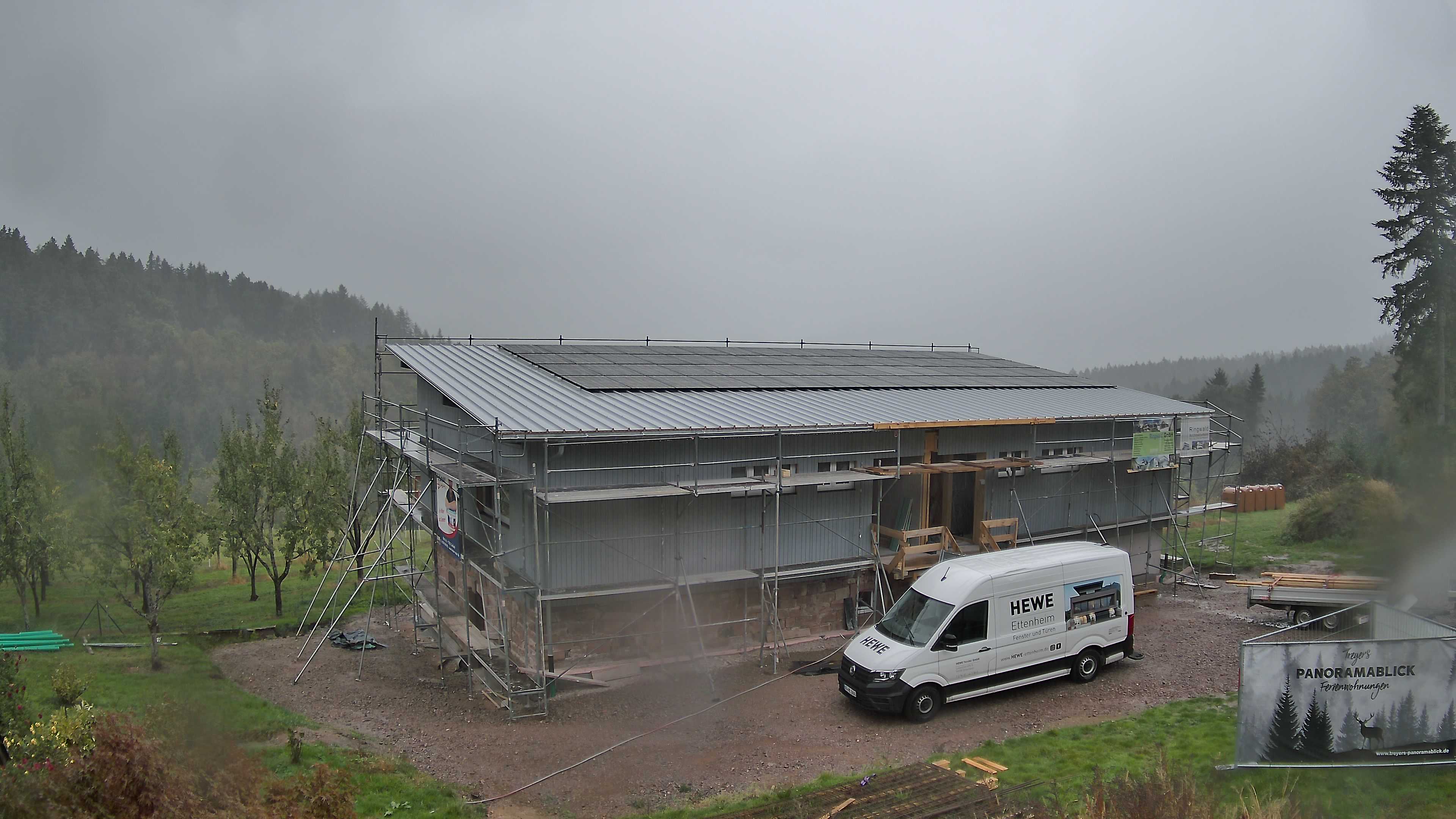Aktuelles Webcam-Bild der Baustelle Treyers Panoramablick