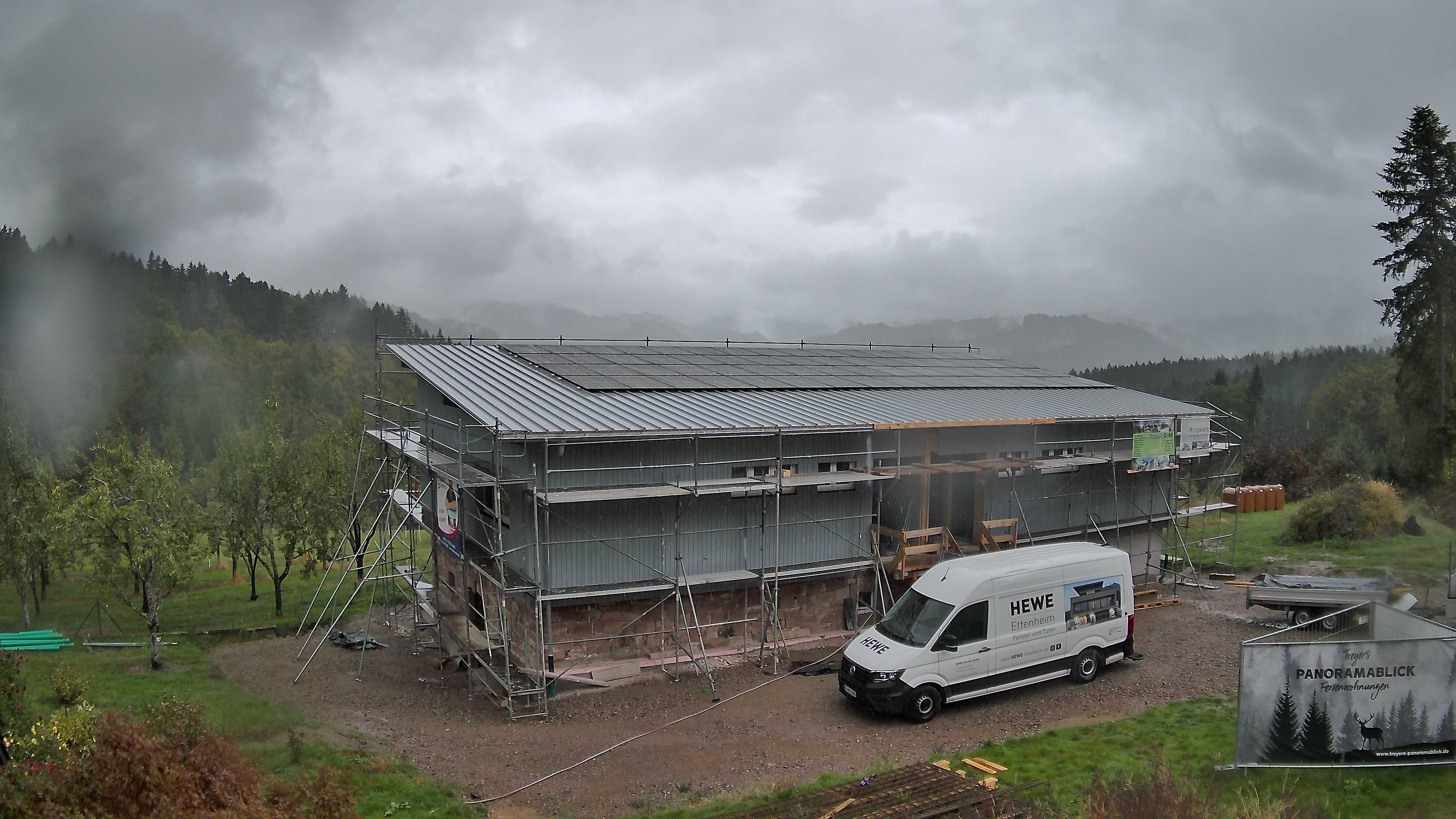 Aktuelles Webcam-Bild der Baustelle Treyers Panoramablick