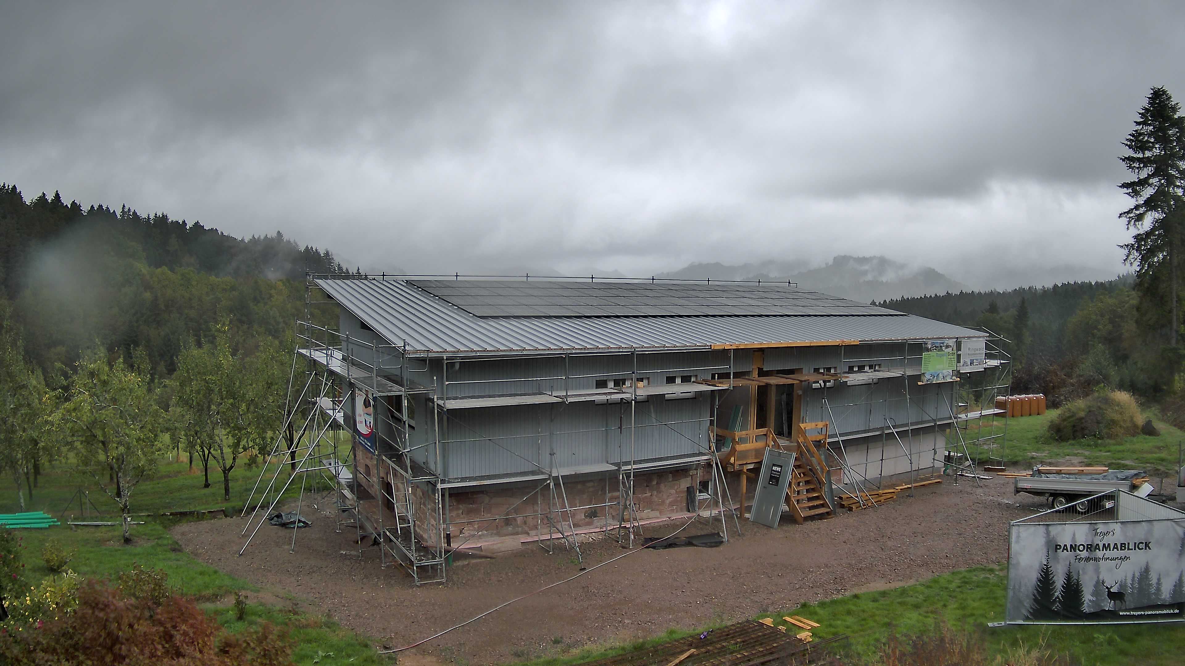 Aktuelles Webcam-Bild der Baustelle Treyers Panoramablick