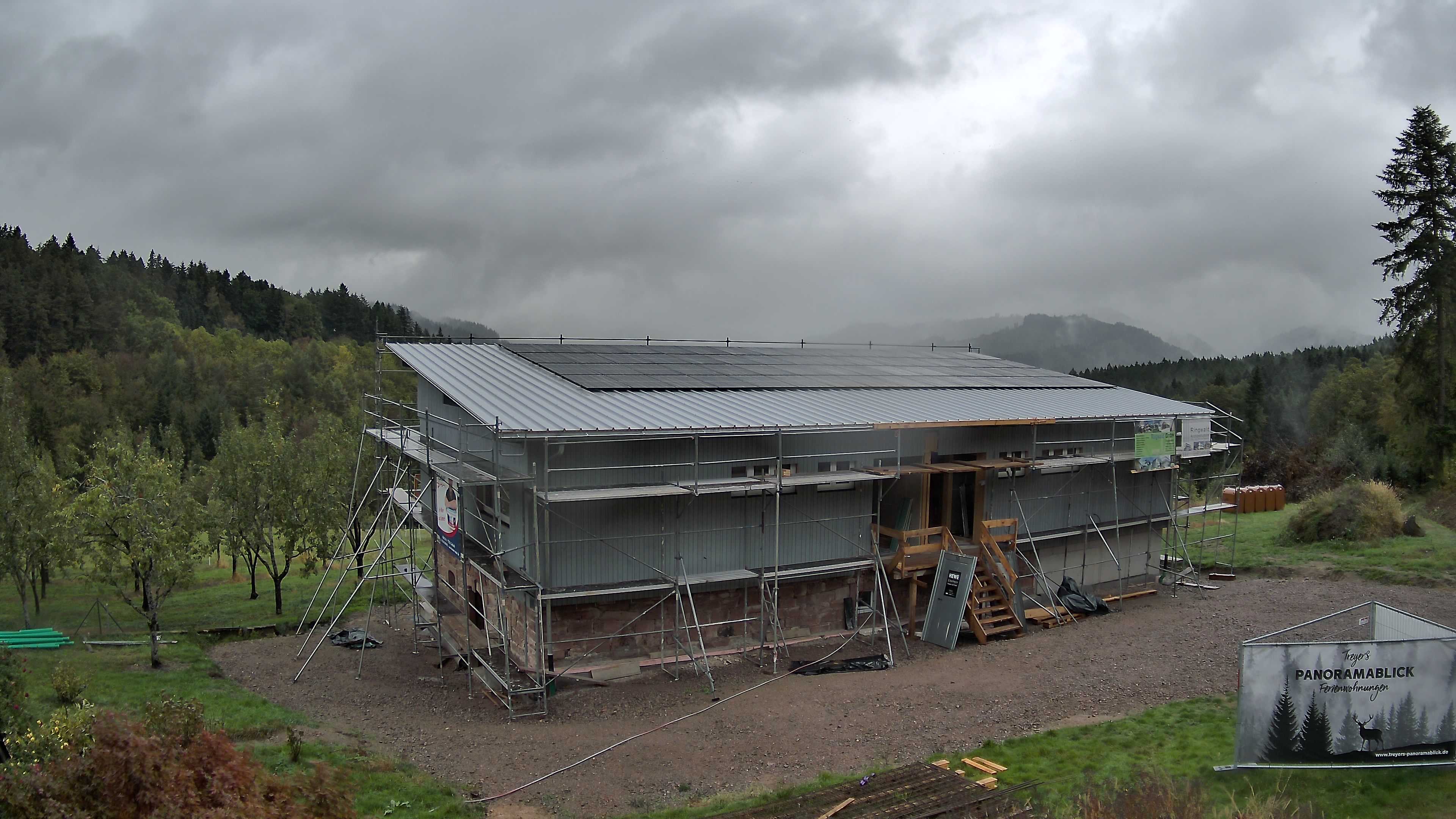 Aktuelles Webcam-Bild der Baustelle Treyers Panoramablick