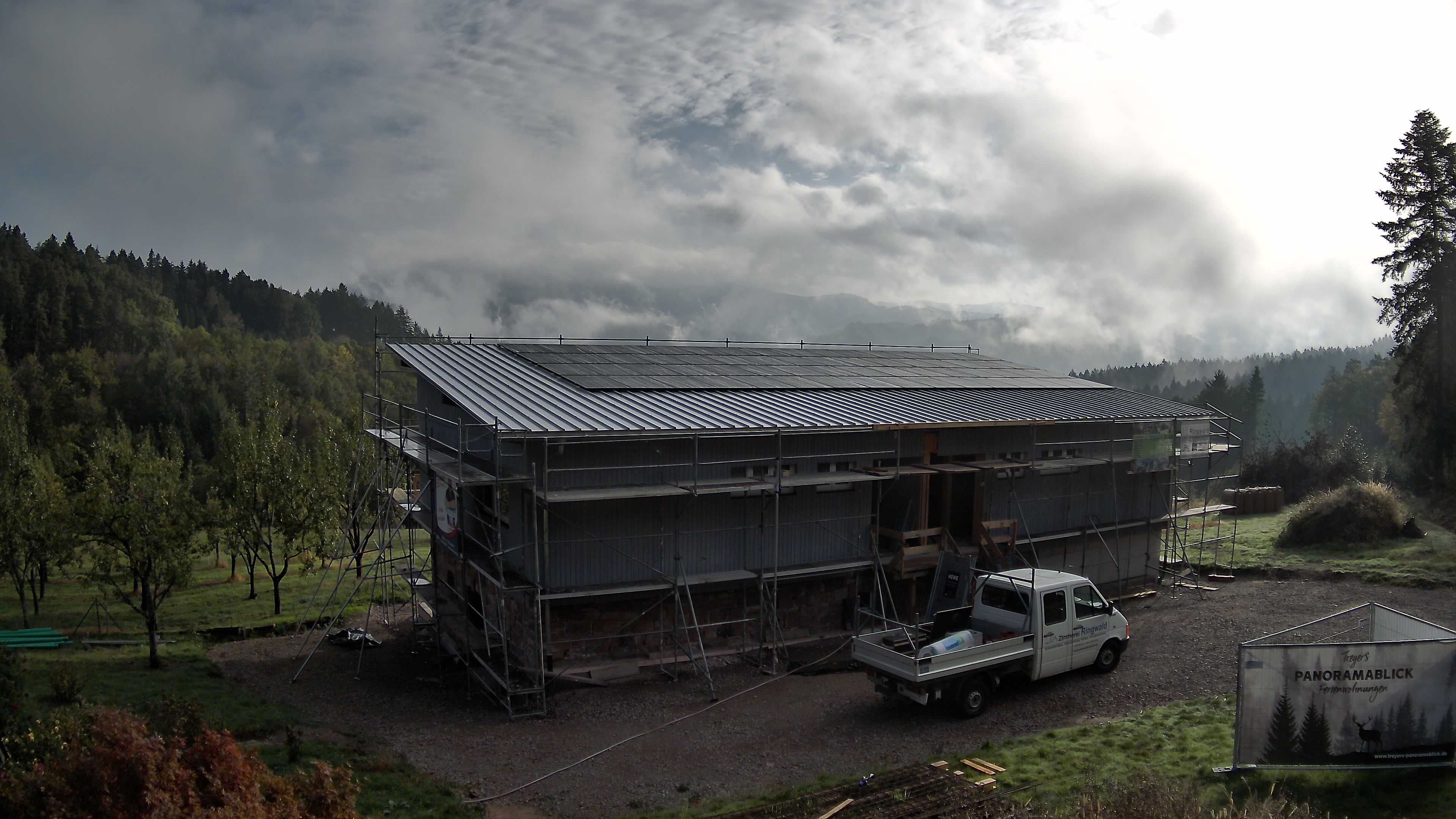 Aktuelles Webcam-Bild der Baustelle Treyers Panoramablick