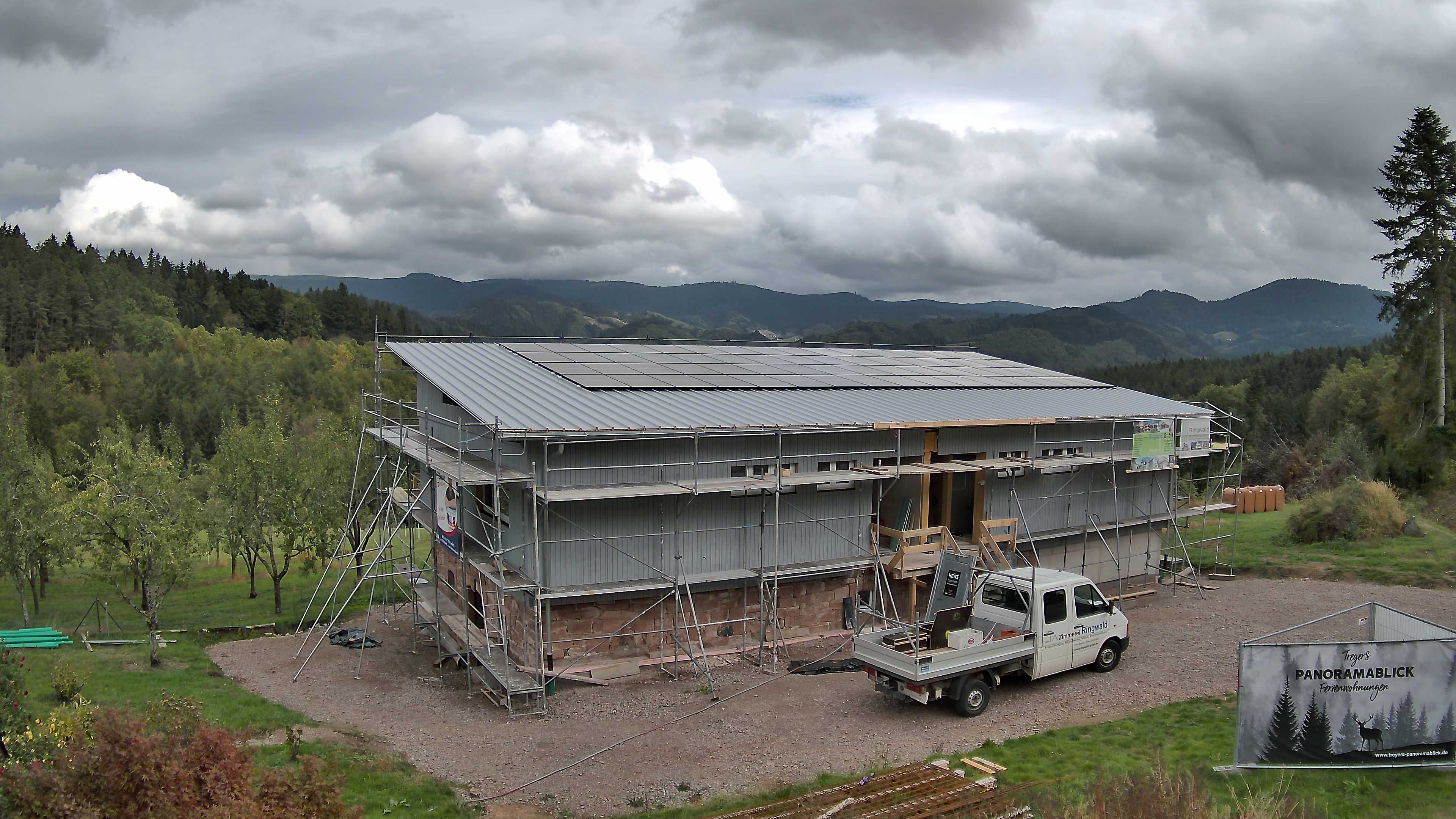 Aktuelles Webcam-Bild der Baustelle Treyers Panoramablick