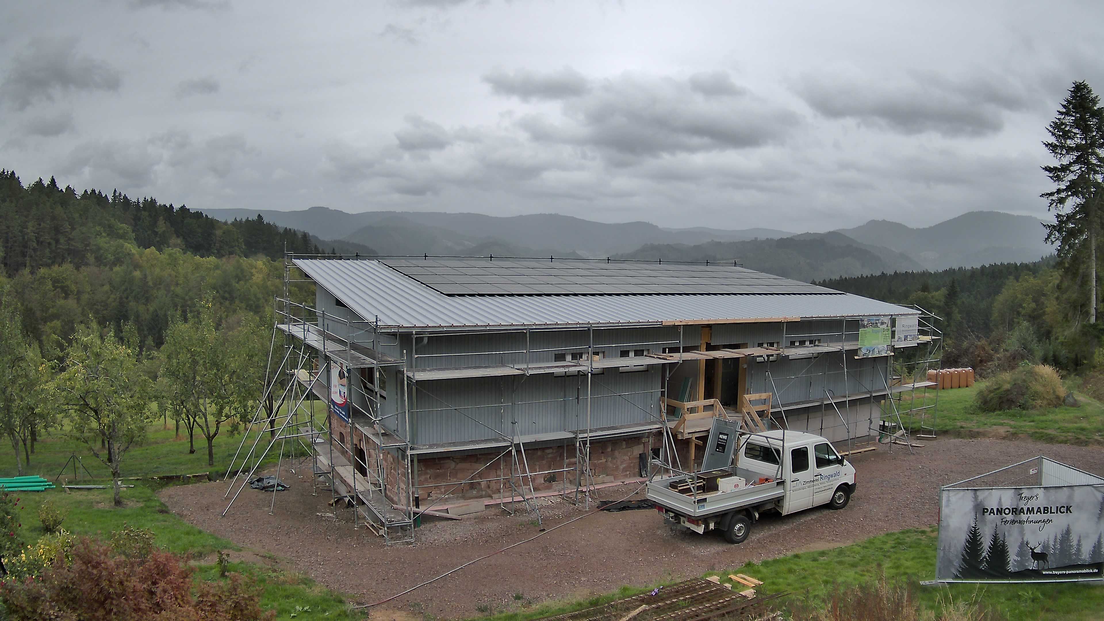 Aktuelles Webcam-Bild der Baustelle Treyers Panoramablick
