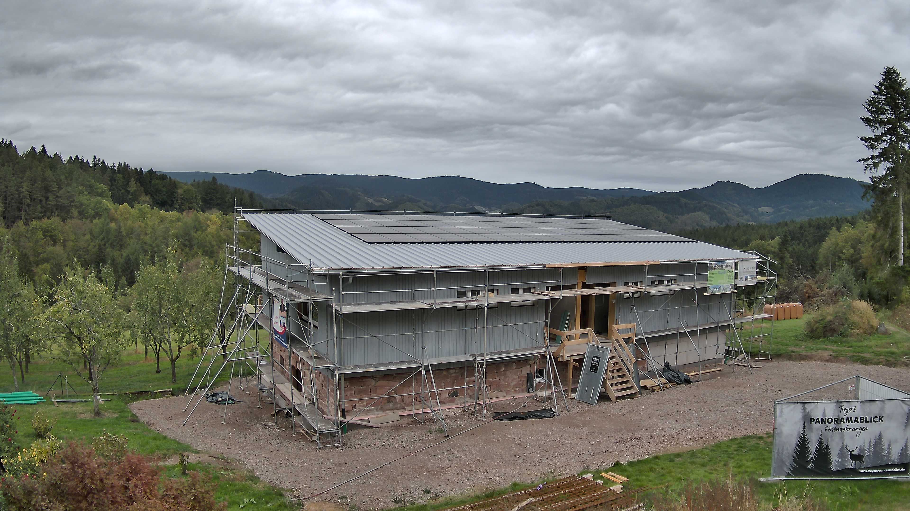 Aktuelles Webcam-Bild der Baustelle Treyers Panoramablick