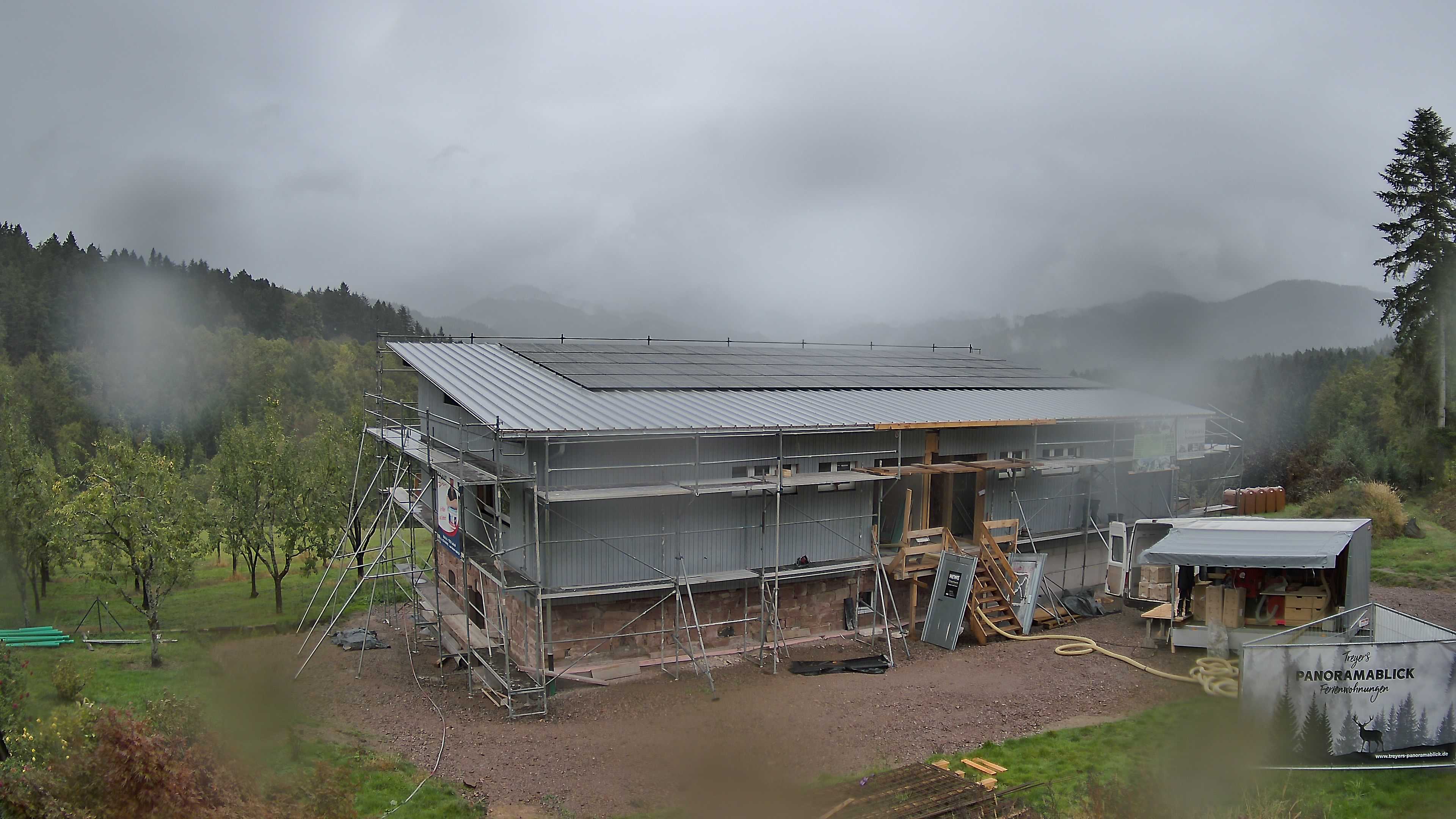 Aktuelles Webcam-Bild der Baustelle Treyers Panoramablick