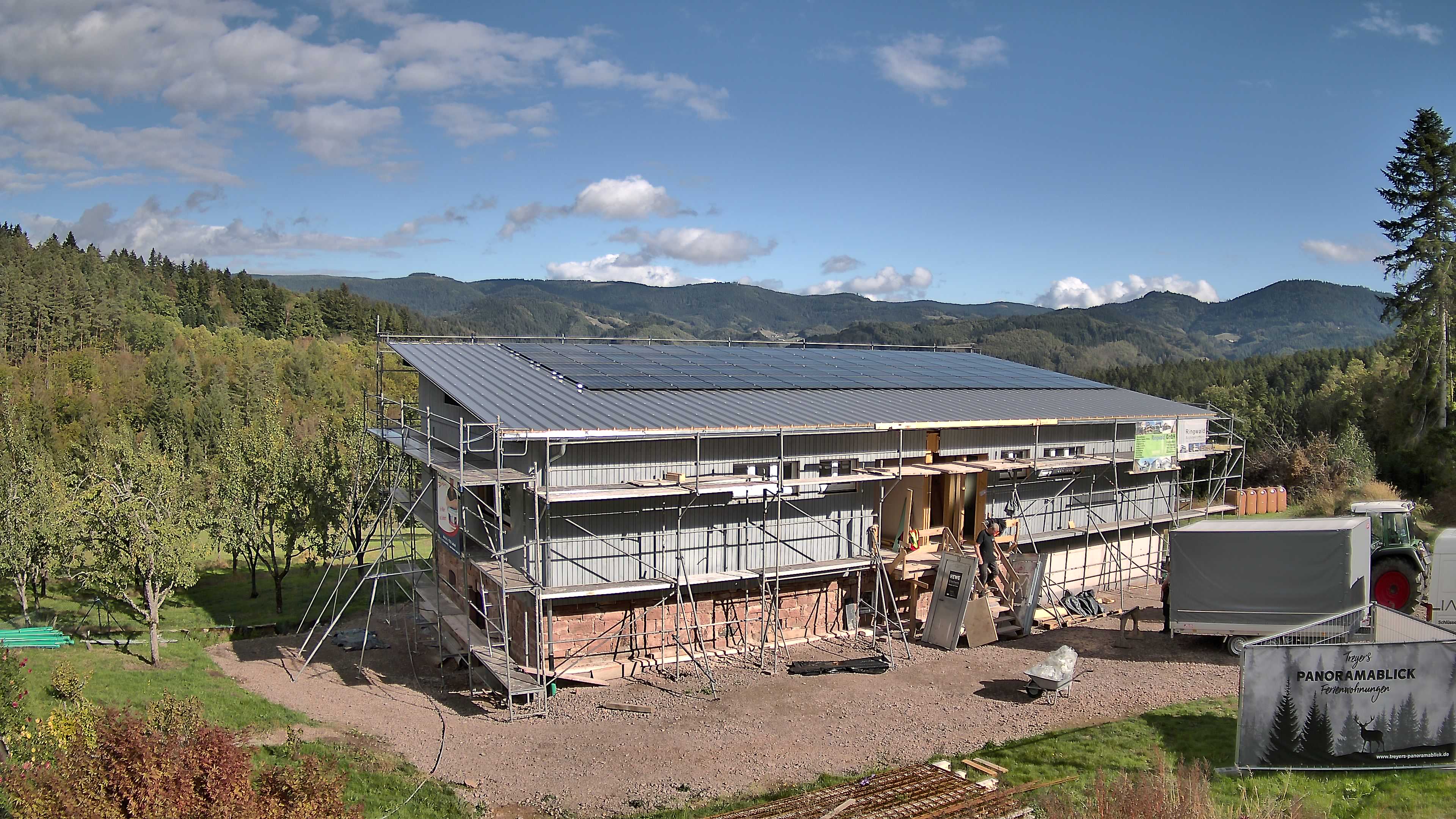 Aktuelles Webcam-Bild der Baustelle Treyers Panoramablick