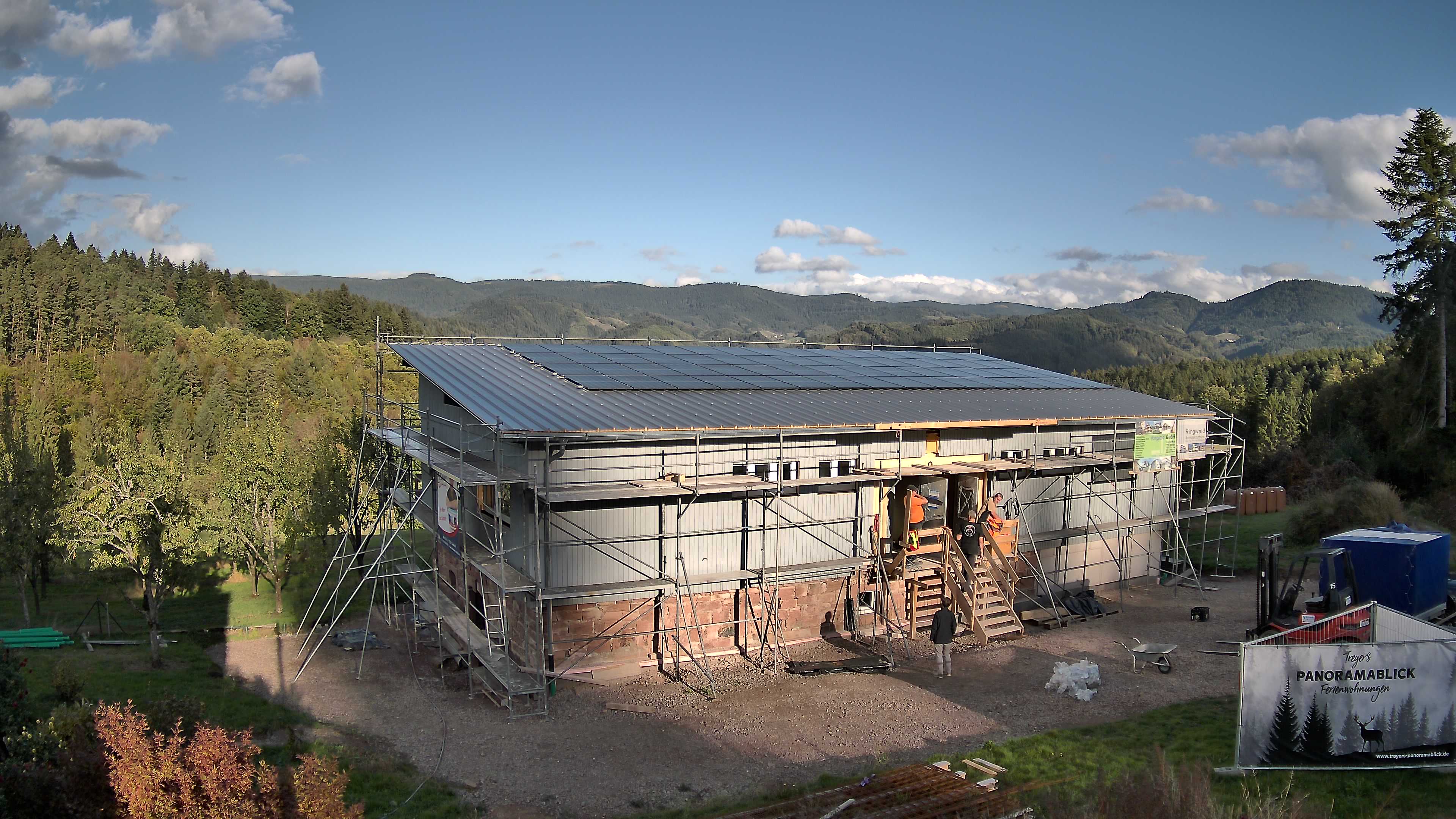 Aktuelles Webcam-Bild der Baustelle Treyers Panoramablick