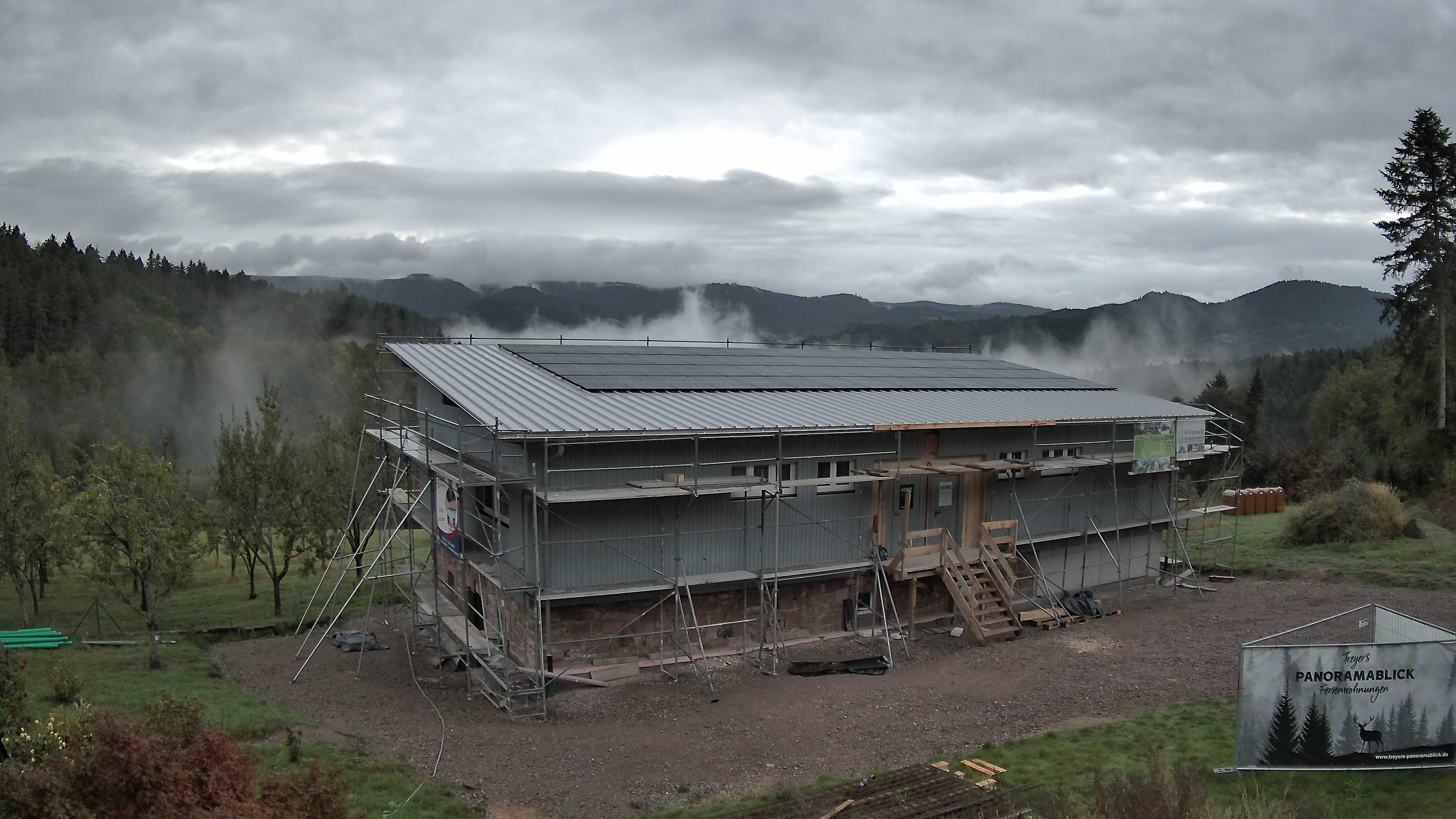 Aktuelles Webcam-Bild der Baustelle Treyers Panoramablick